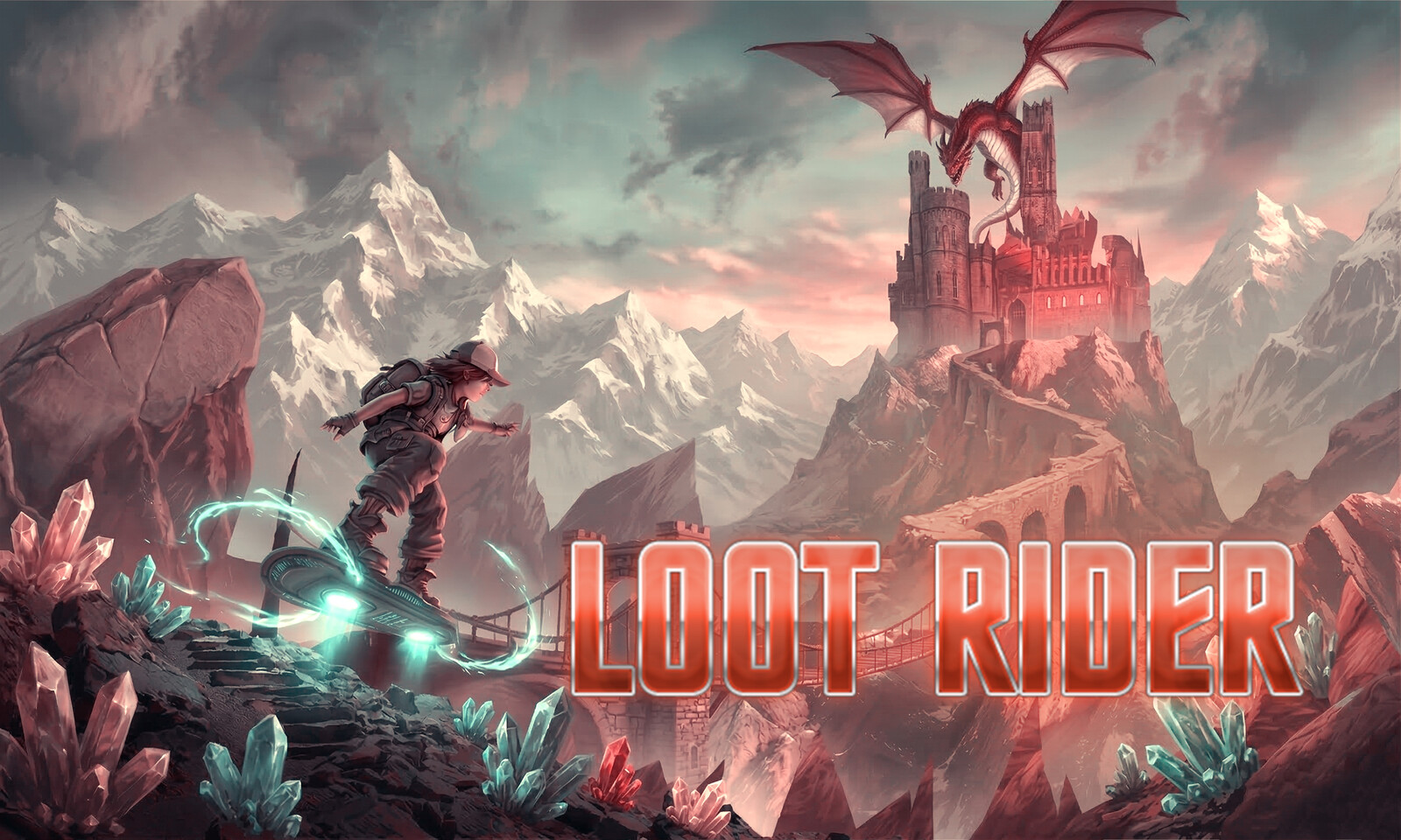 Steam Capsule Art Loot Rider