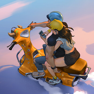 Hoverbike riding posture