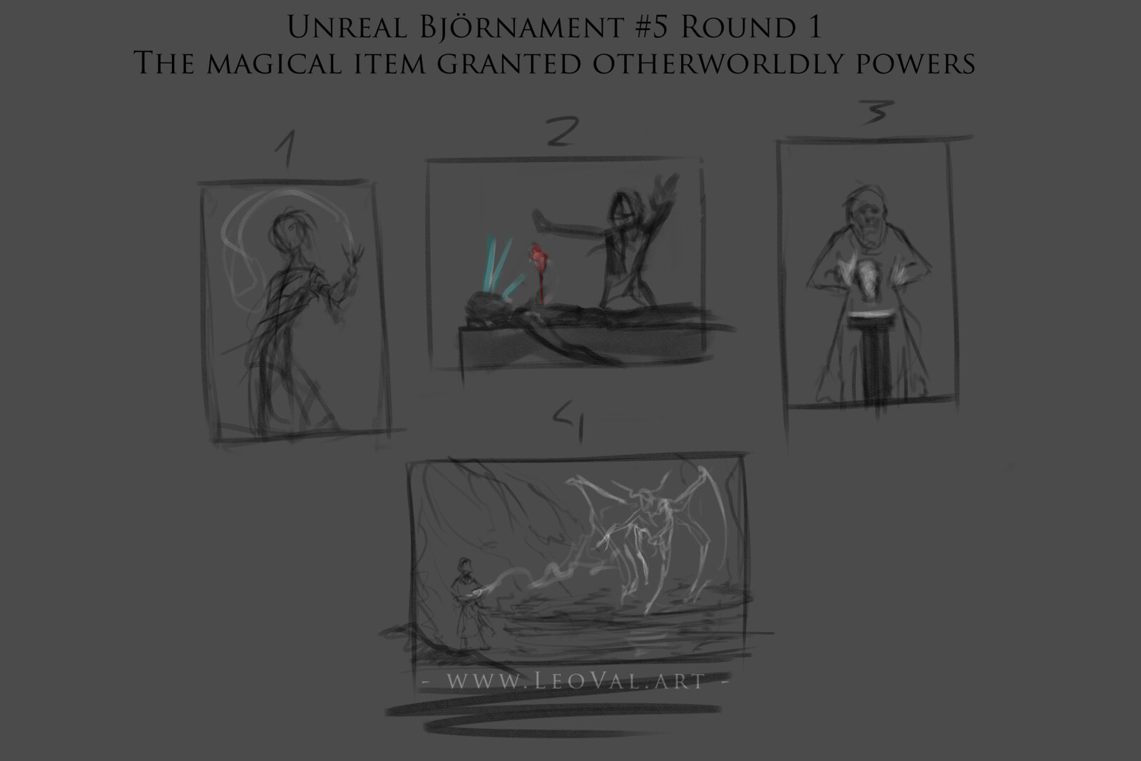 Some sketches. Originally started working on no.4 but I couldn't get it to work.