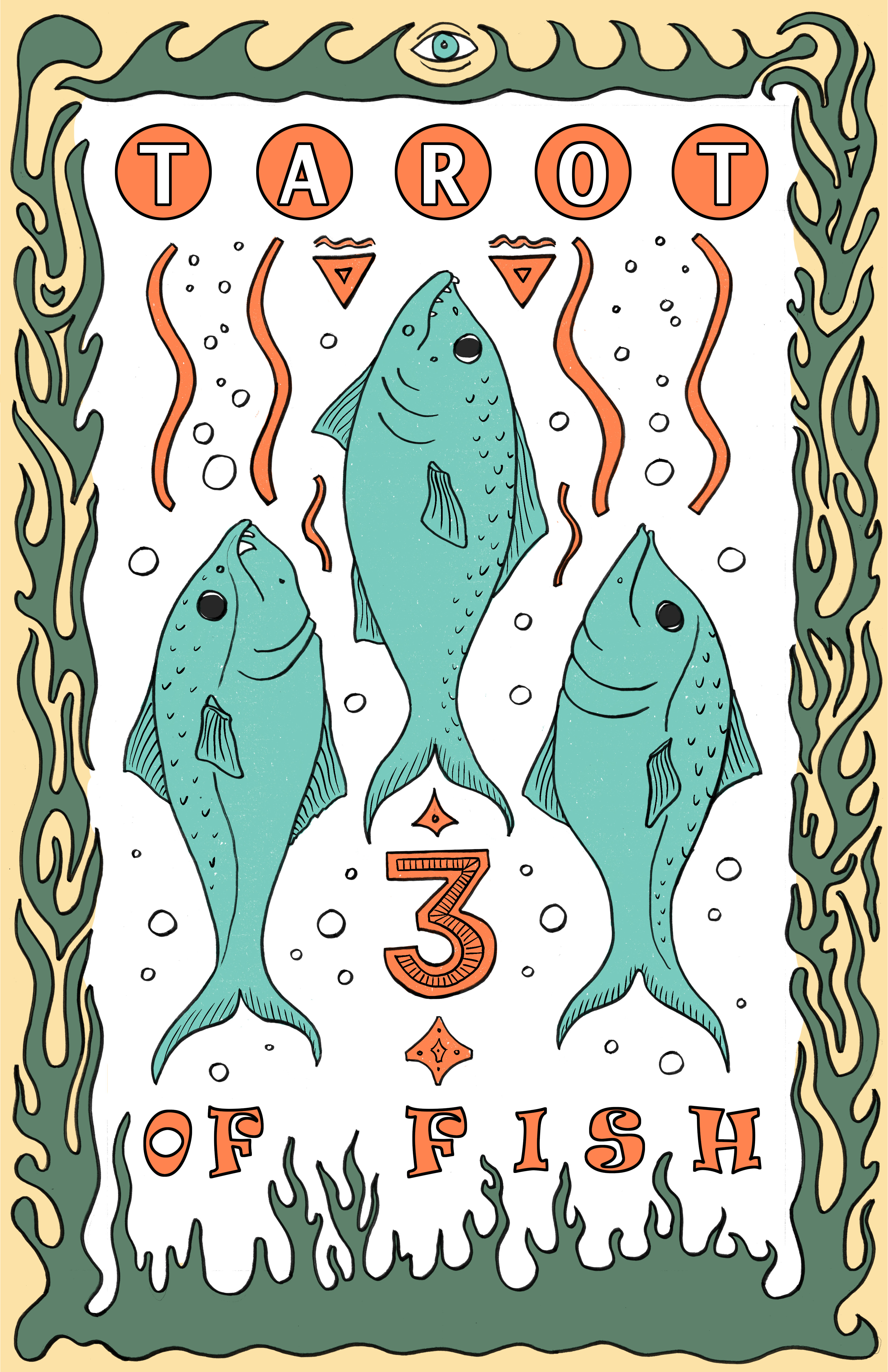 Digital art to plan out a 11" x 17" risoprint