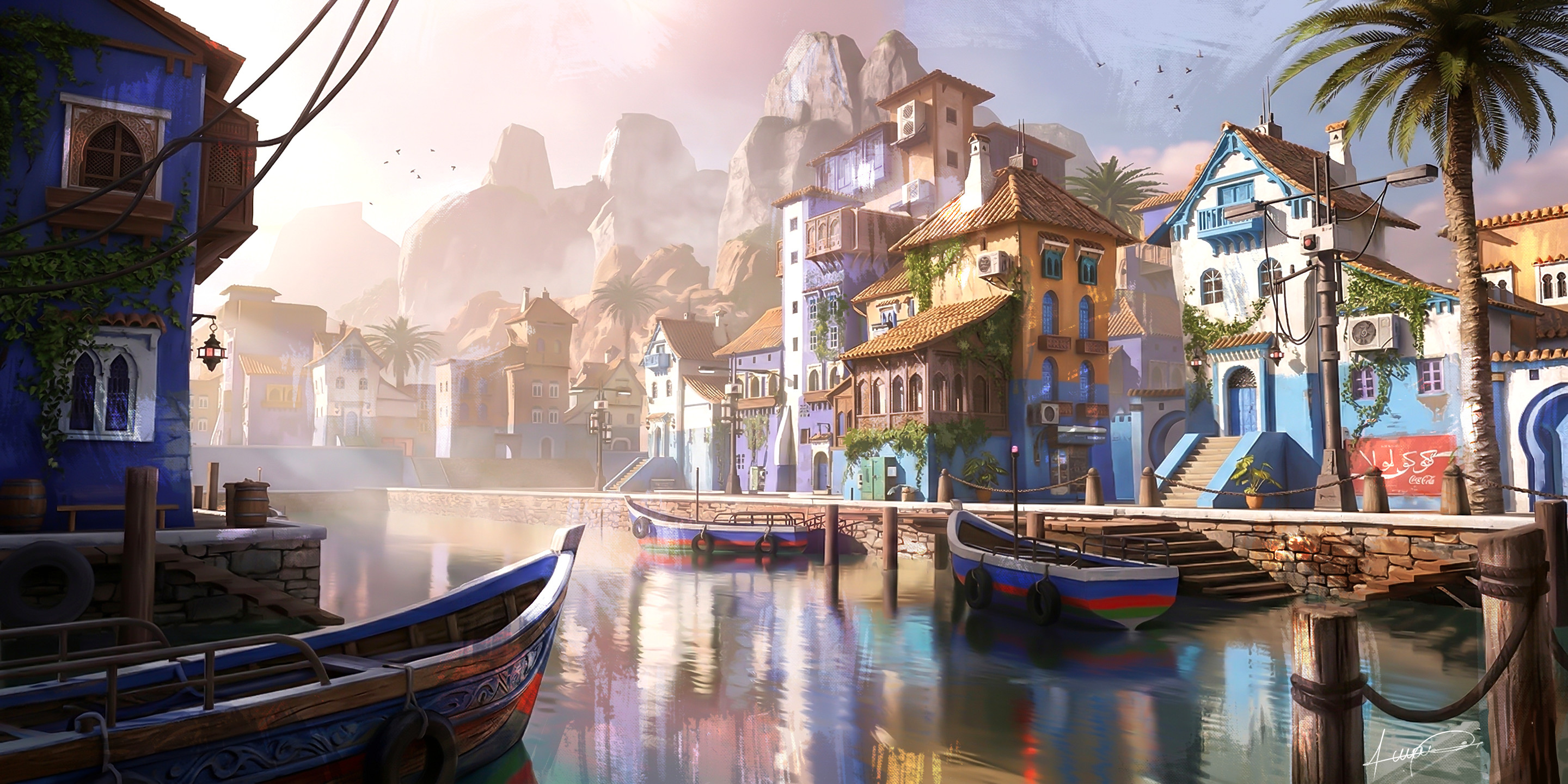 Initial Concept Art.
Original 2D Art Direction