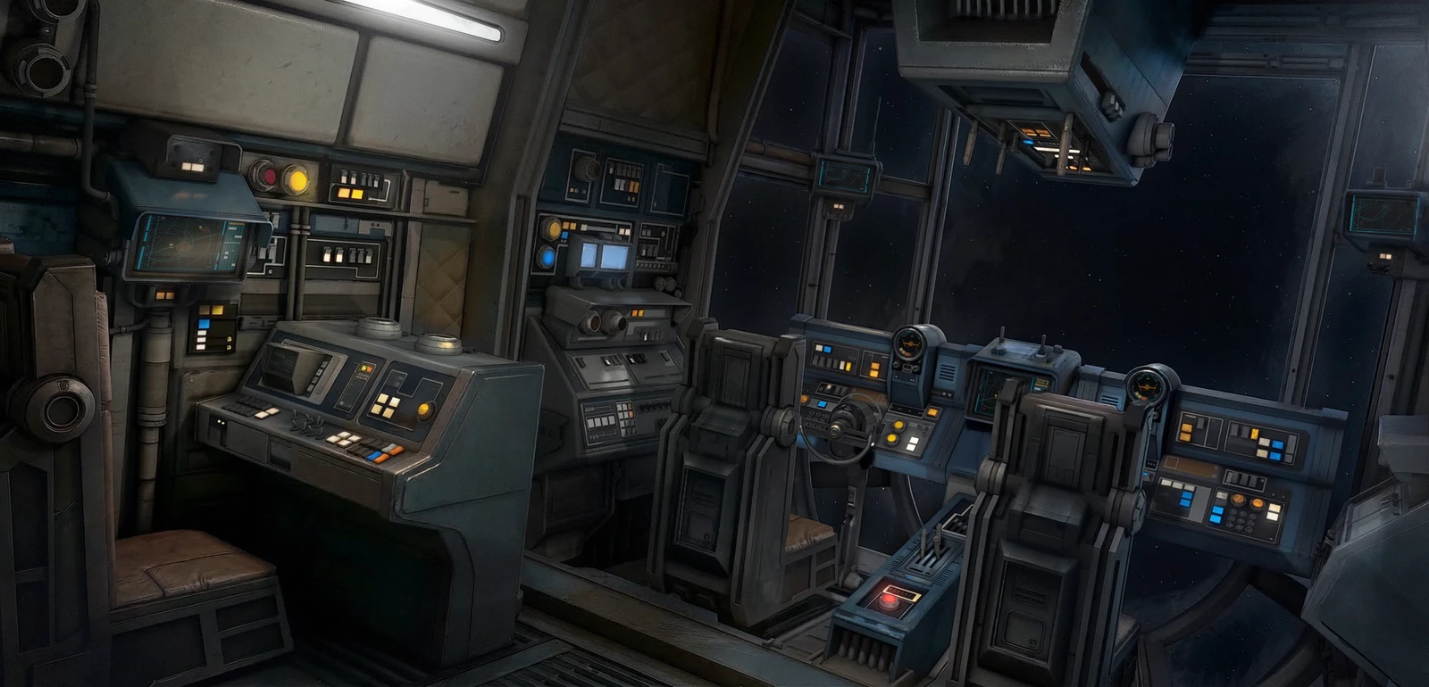 Cockpit rear