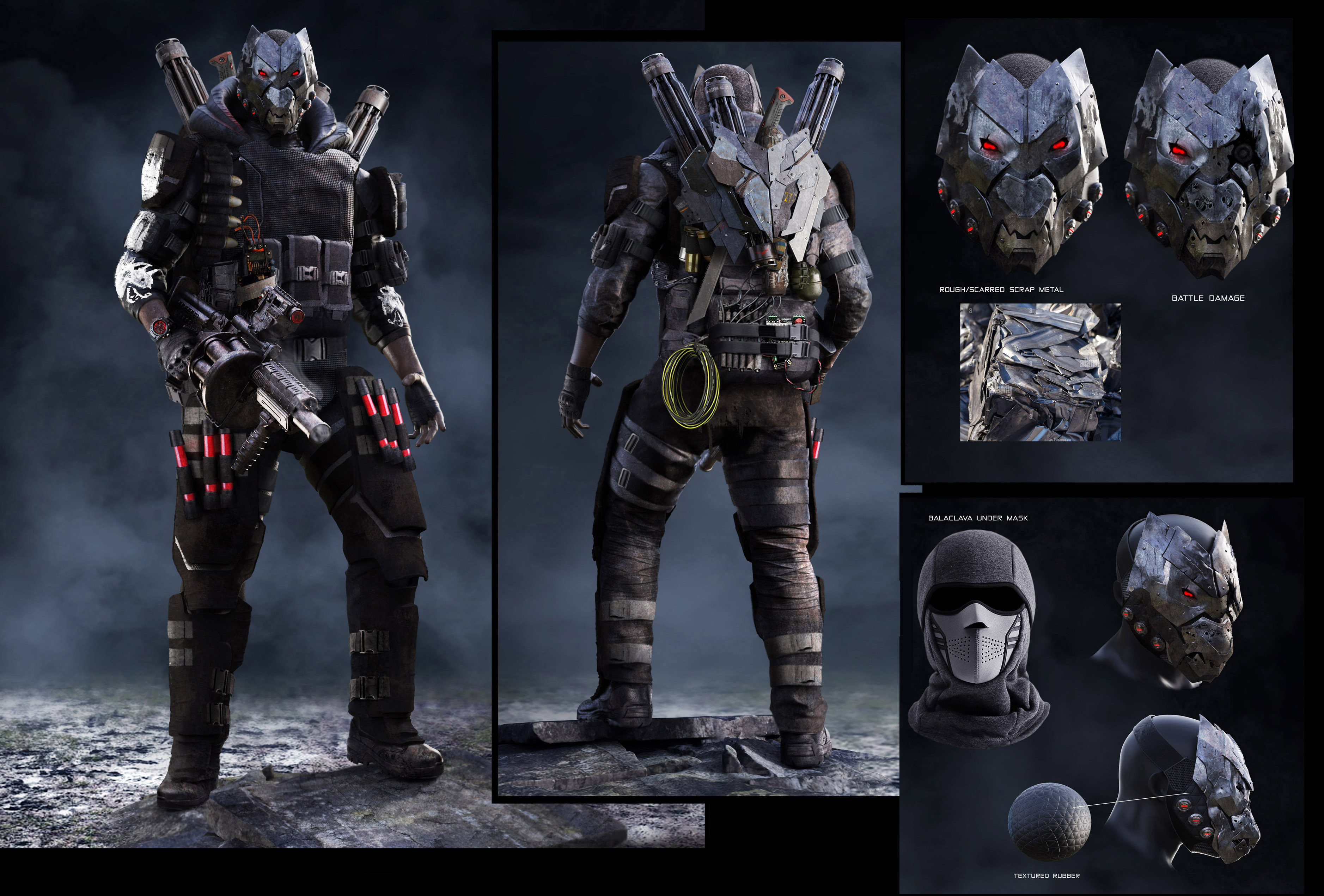 Final uniform and head hear design. 