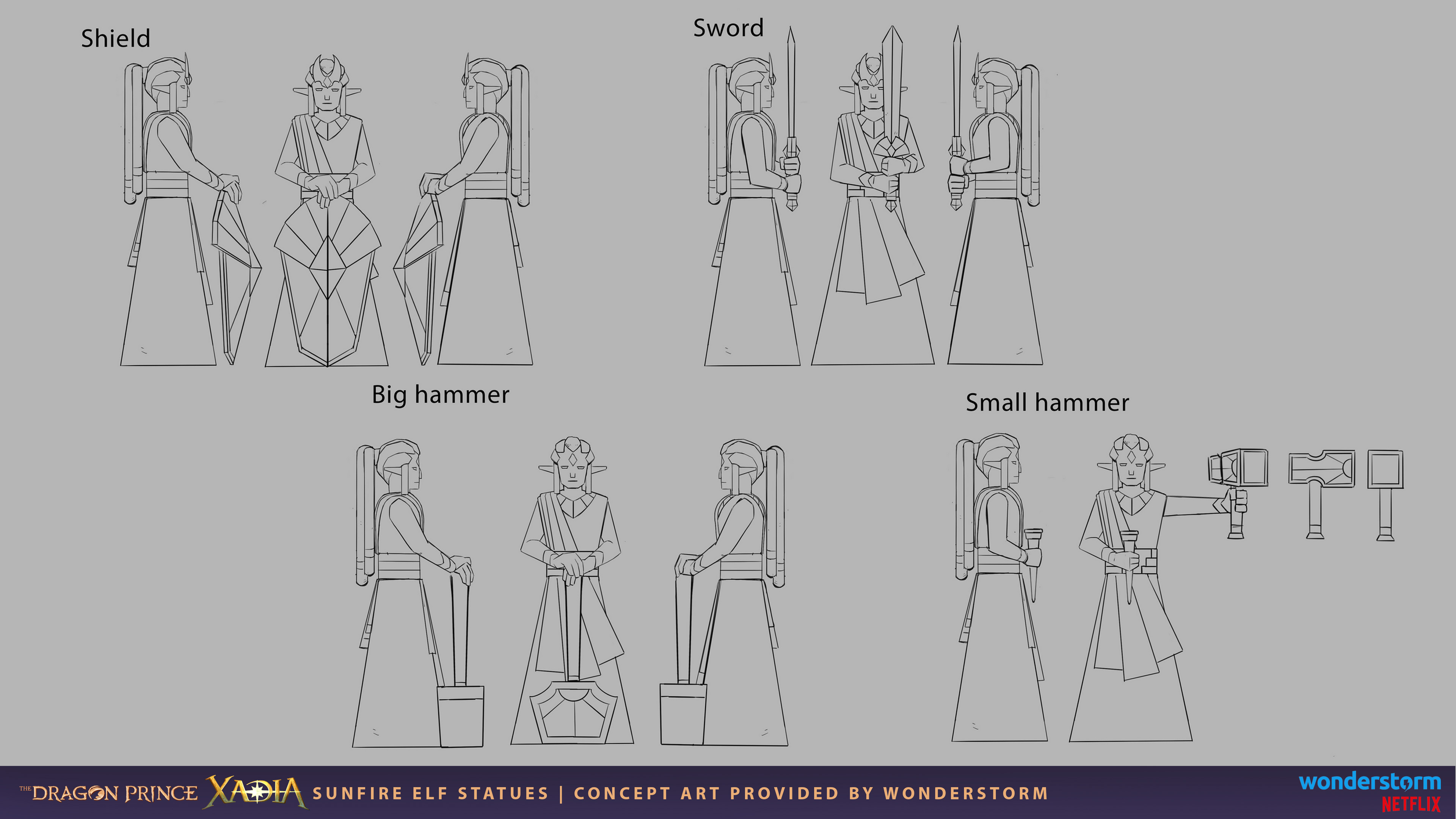 Statues, Concept Art