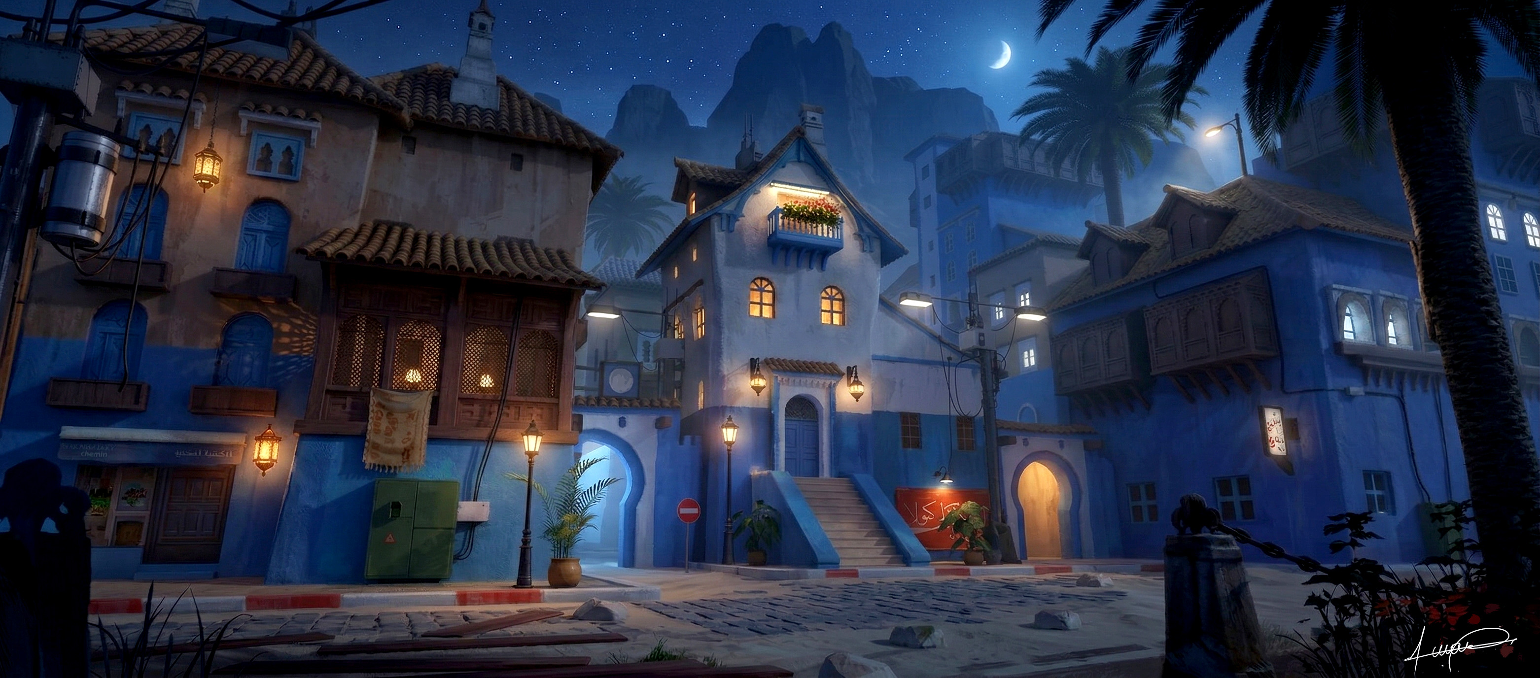 Night Atmosphere - Color &amp; Mood Exploration