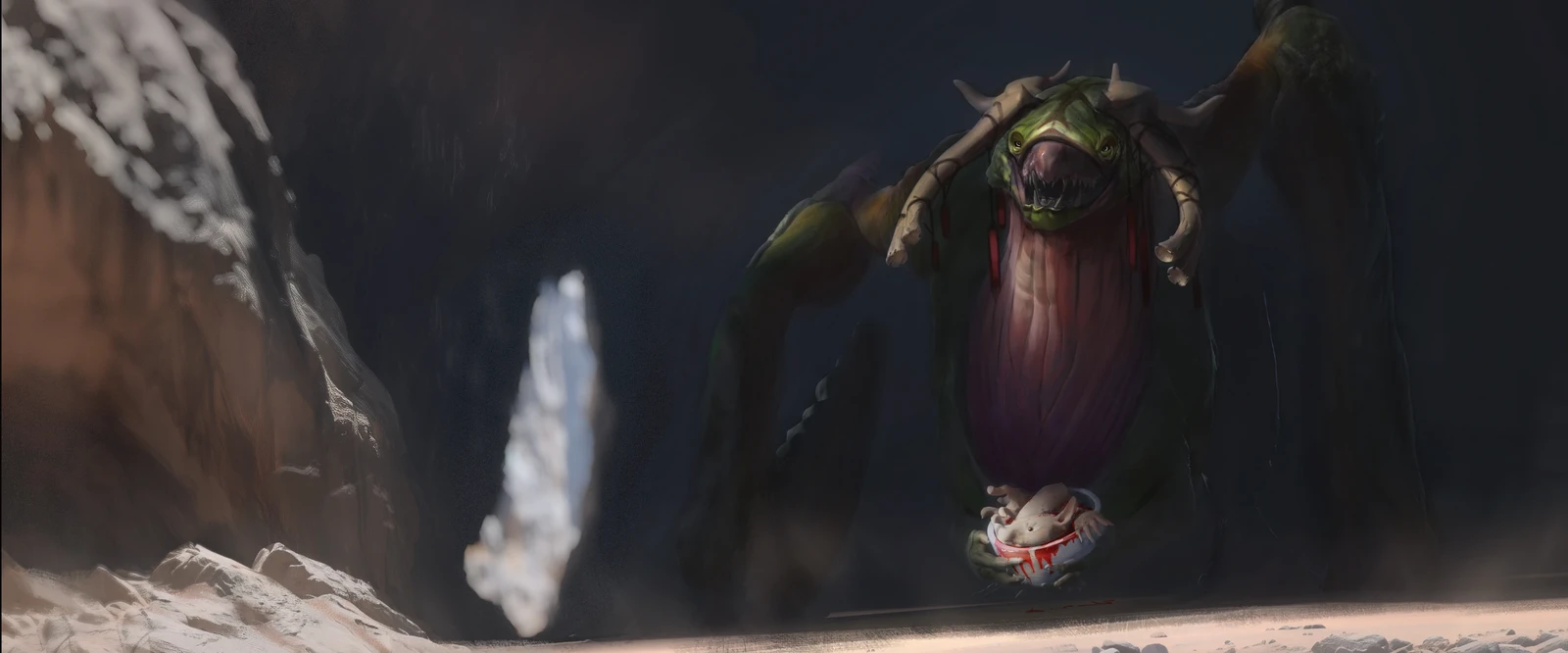 Concept Painting with a more "Animation-y" style