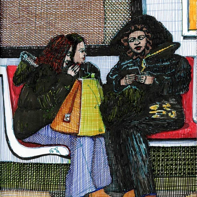 RIDING THE ROCKET, DRAWING ON THE TORONTO SUBWAYS