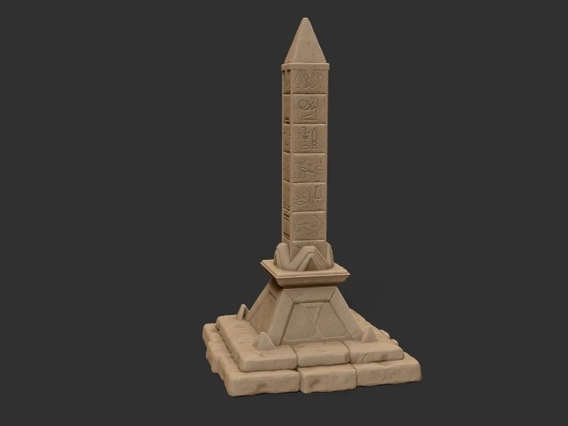 Zbrush LQ render, high poly