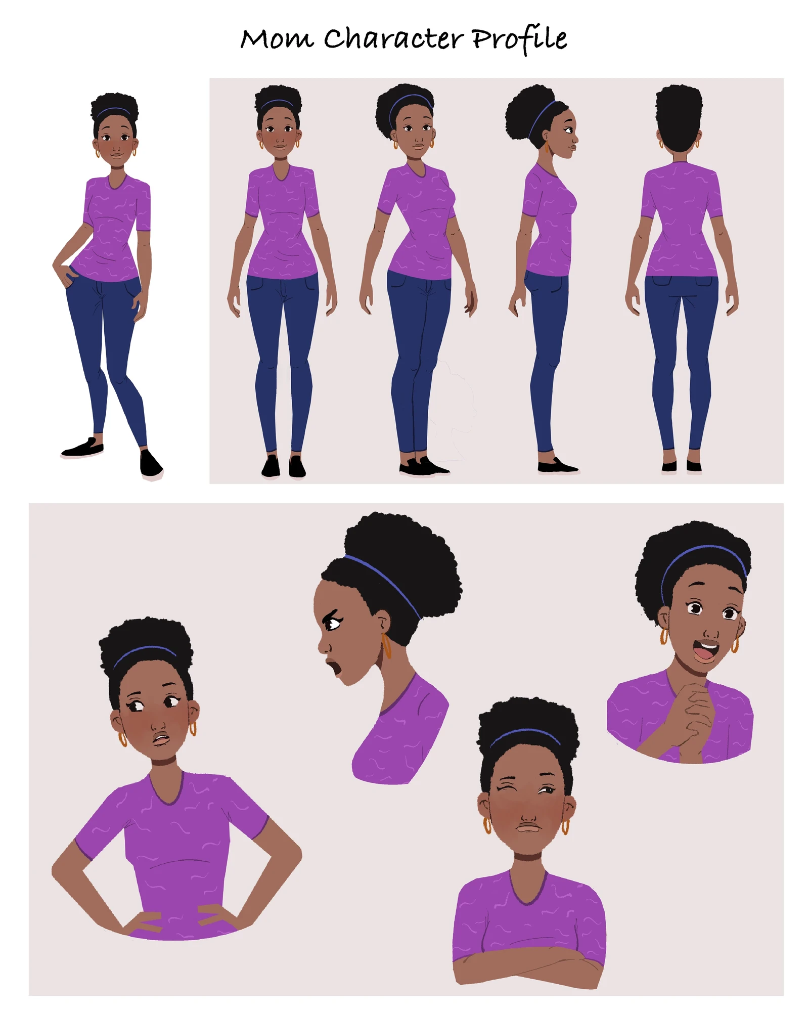 Character design from the ugo and simsim series