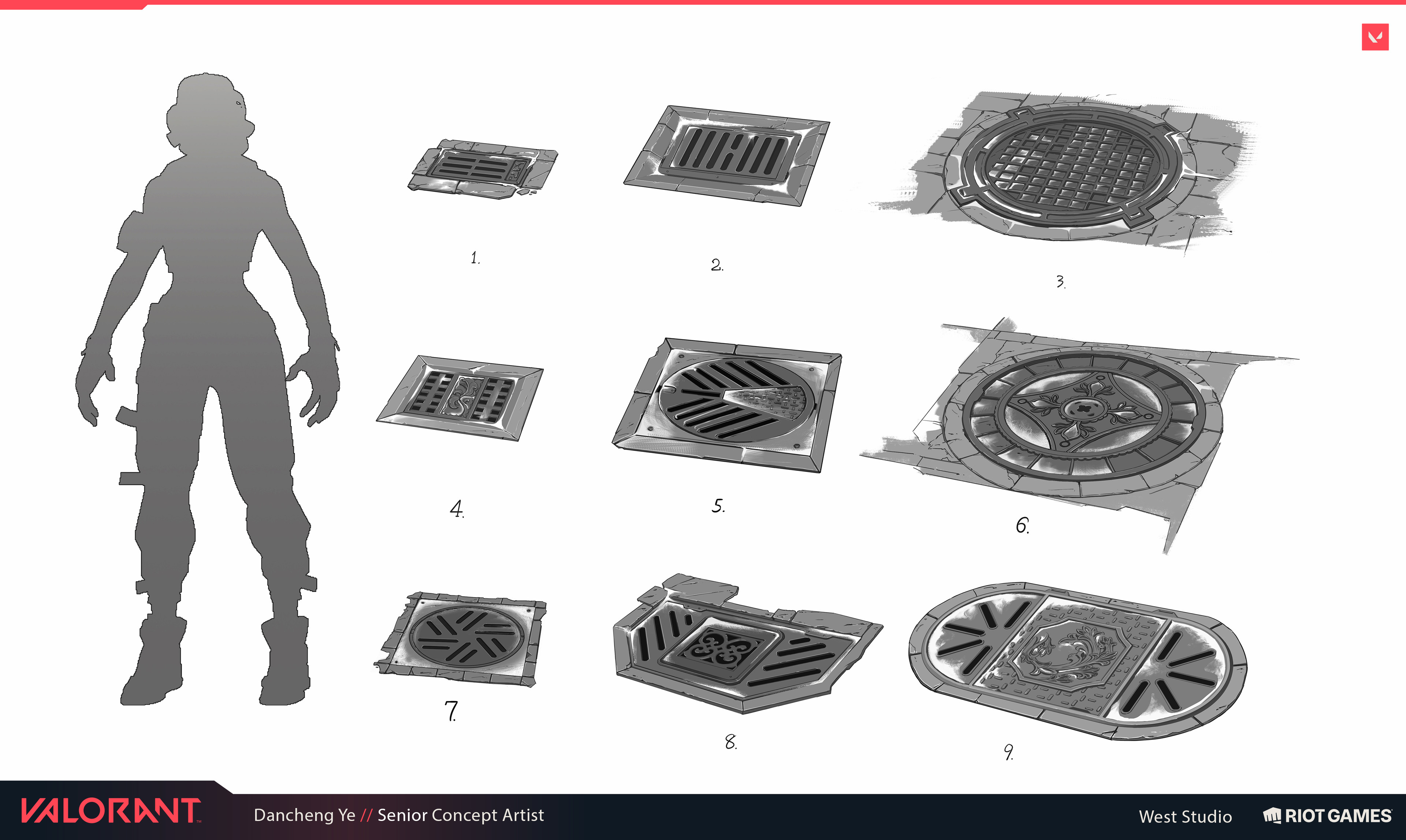 Grates for the floor