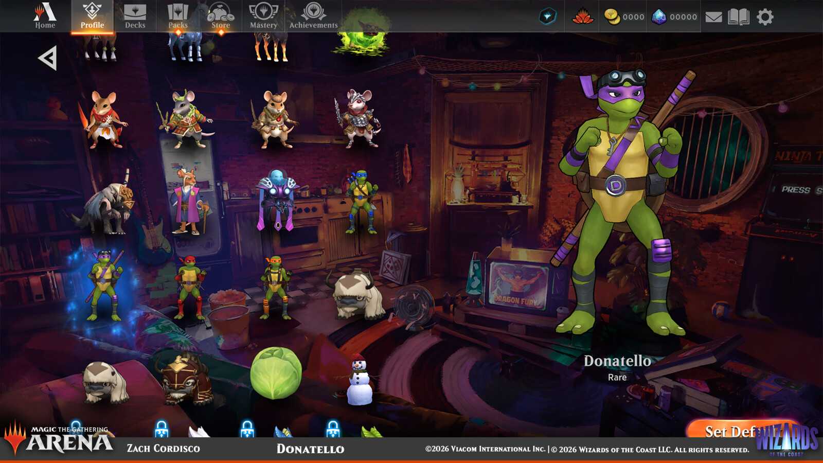 Companion Select view