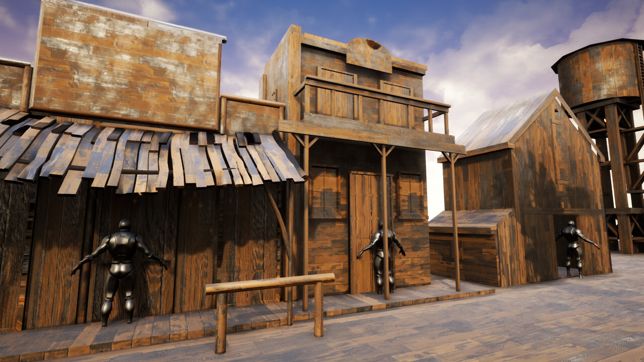 Wild West - Game Environment/Level Art