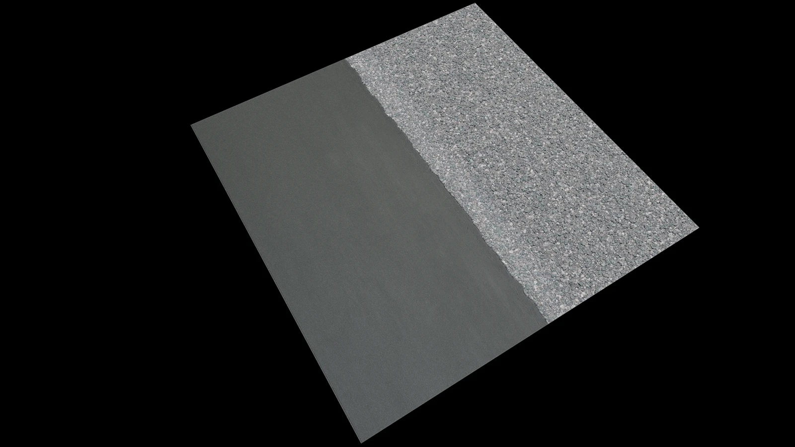 Asphalt with Repaired Patch