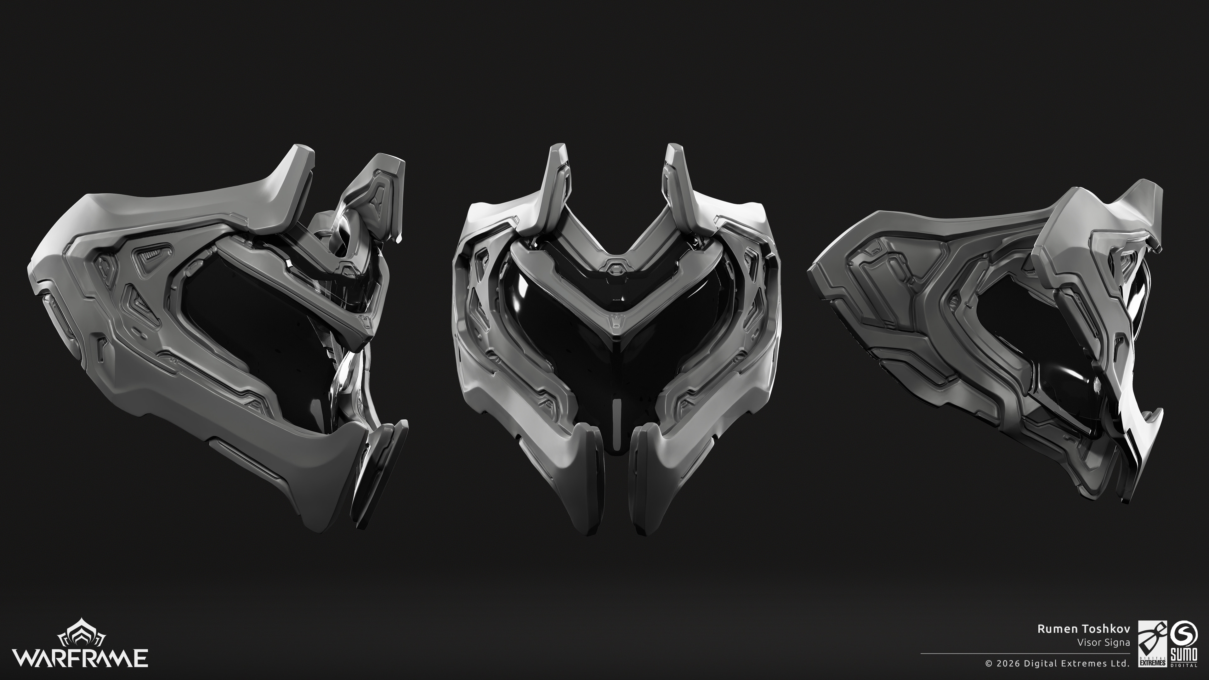 Visor Signa Highpoly, handsculpted in ZBrush
