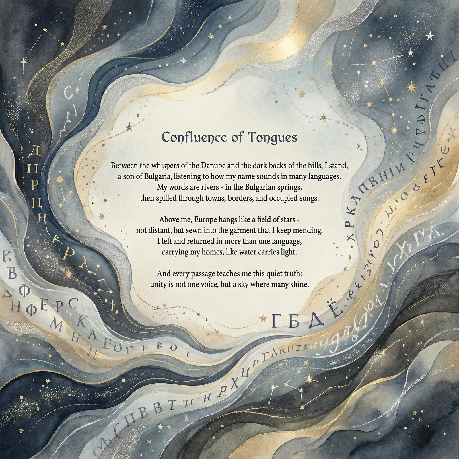 Confluence of Tongues