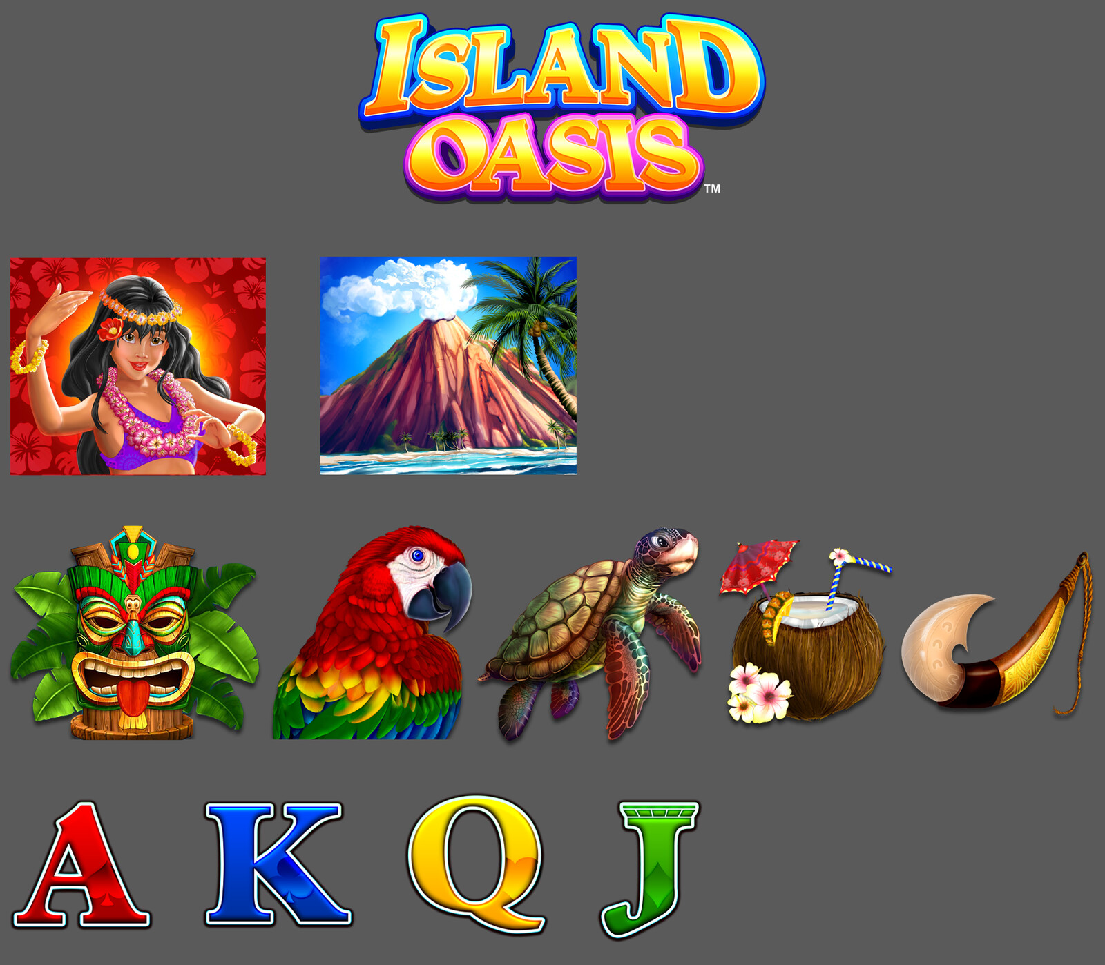 Island Oasis Logo and Symbols