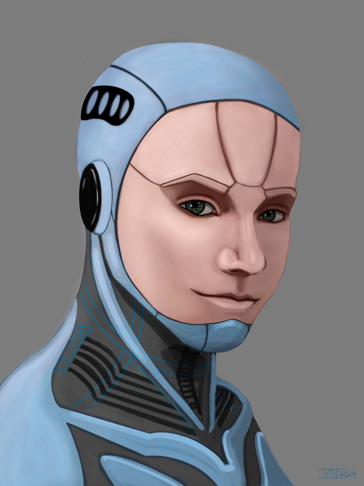 My 21-year-old daughter as a cyborg