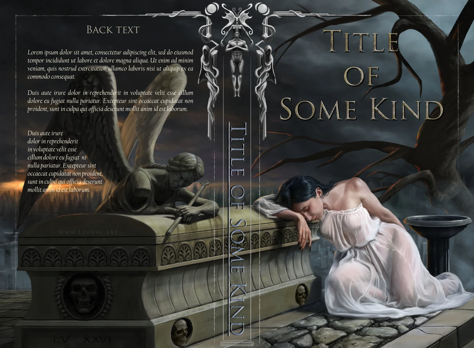 Cover art for a book