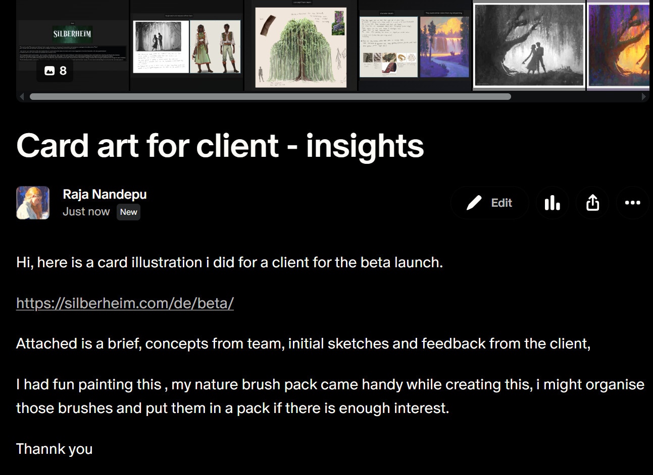 card  art insight on patreon