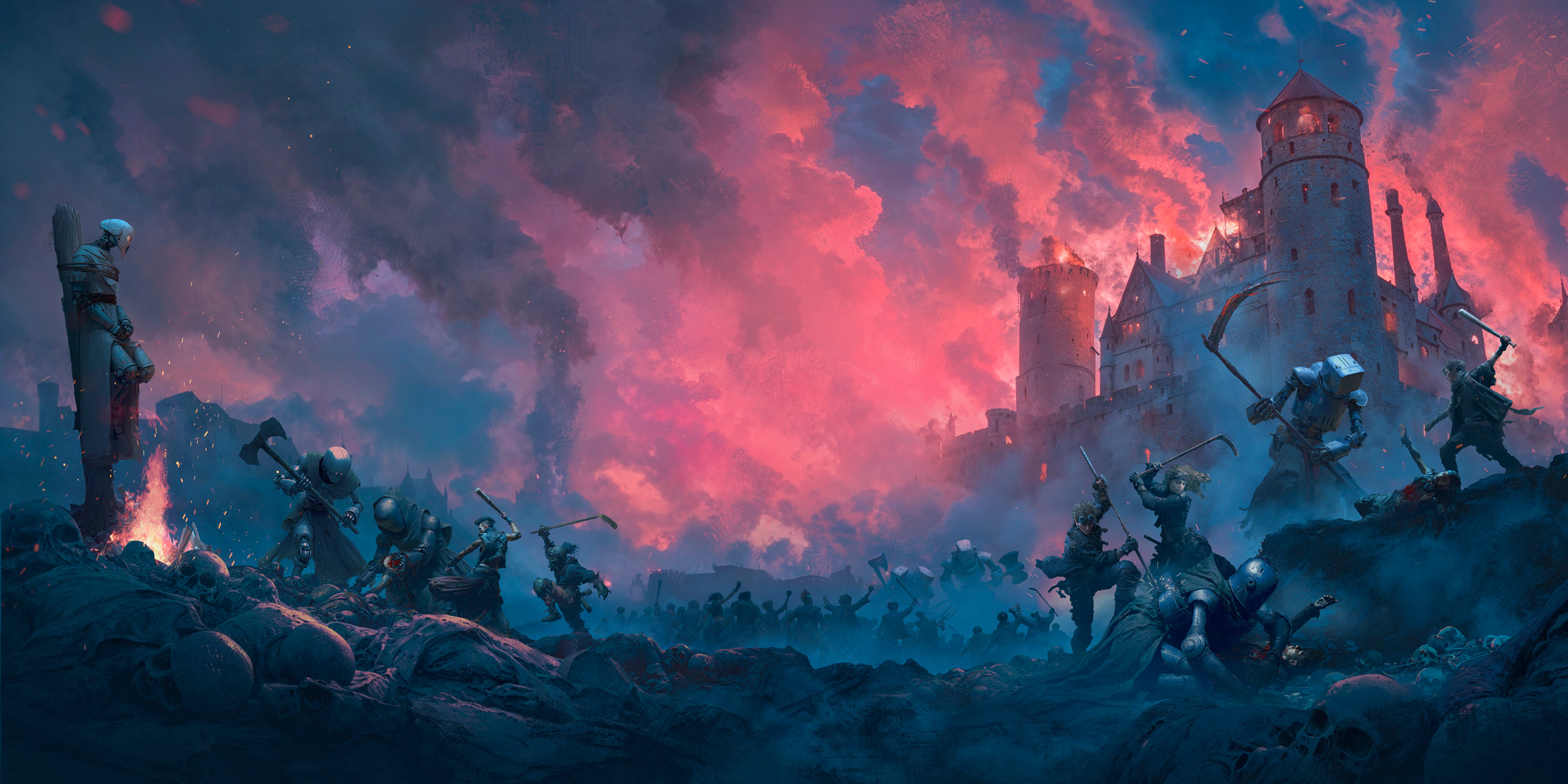 First version with post-apocalyptic characters.