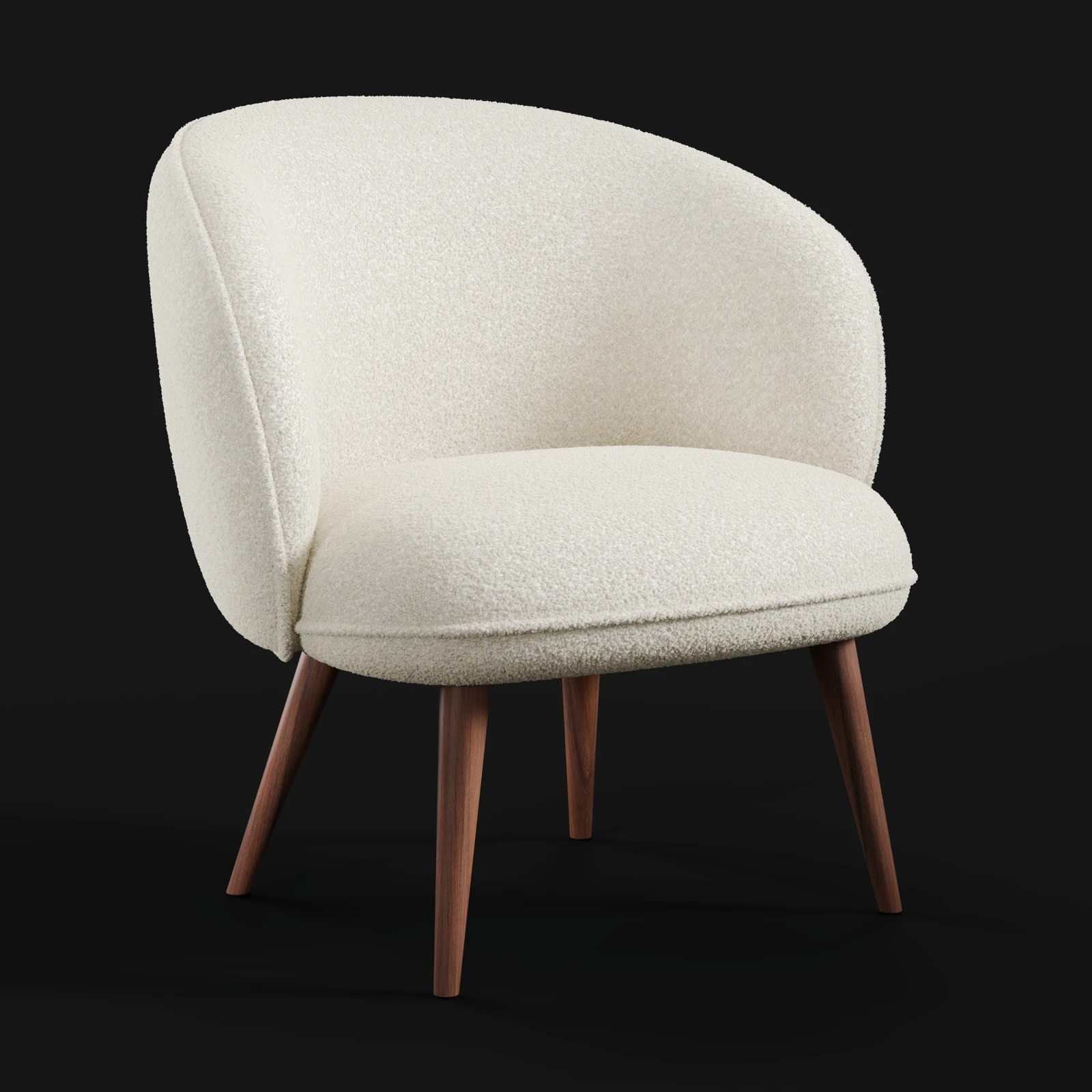 Boucle chair shot