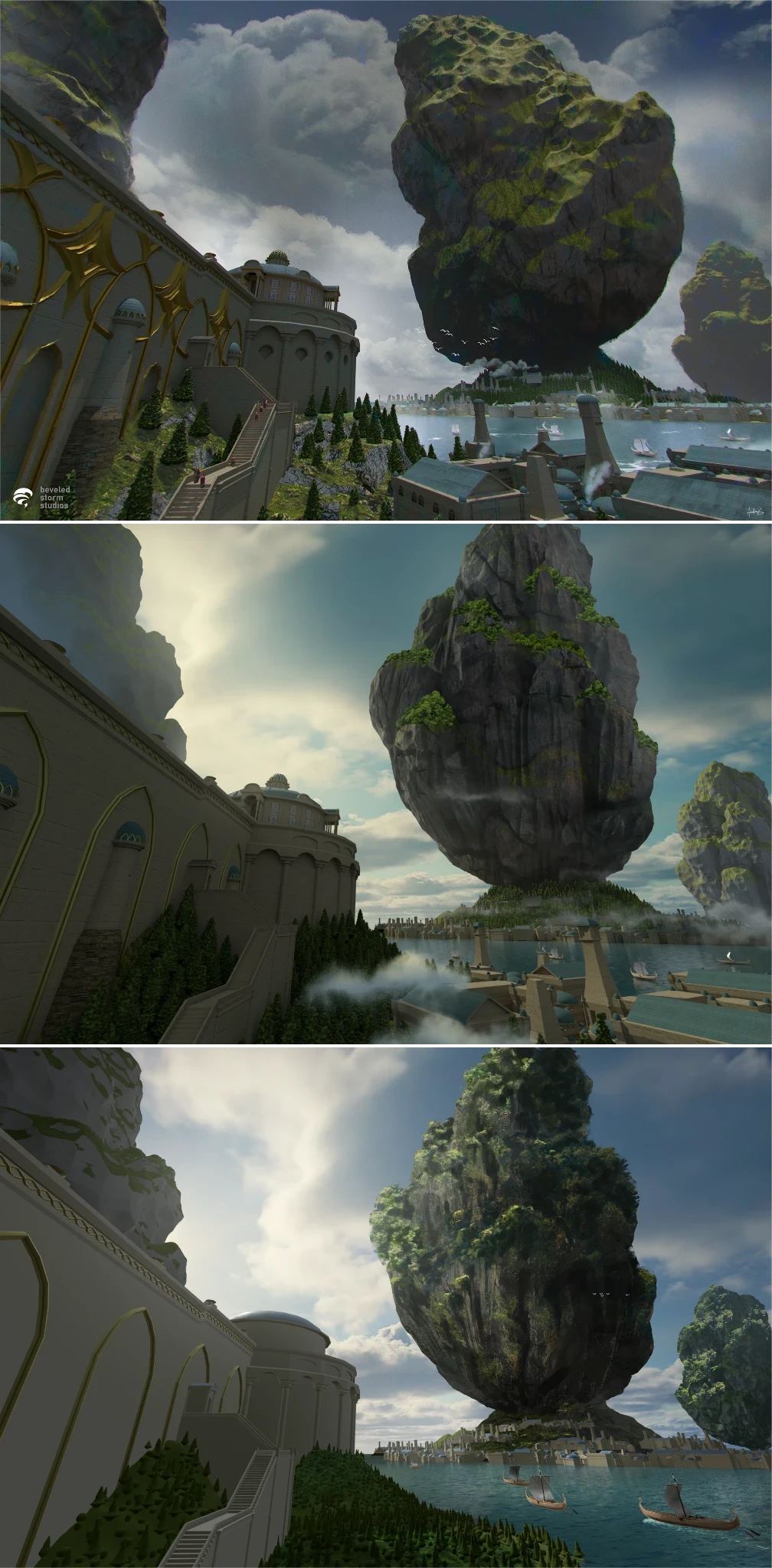 While I have a north star idea, it don't usually mean I know all the pieces that make an effective image. Especially the part on how to generate each detail on screen. So I do different attempts and find out what to add or change.