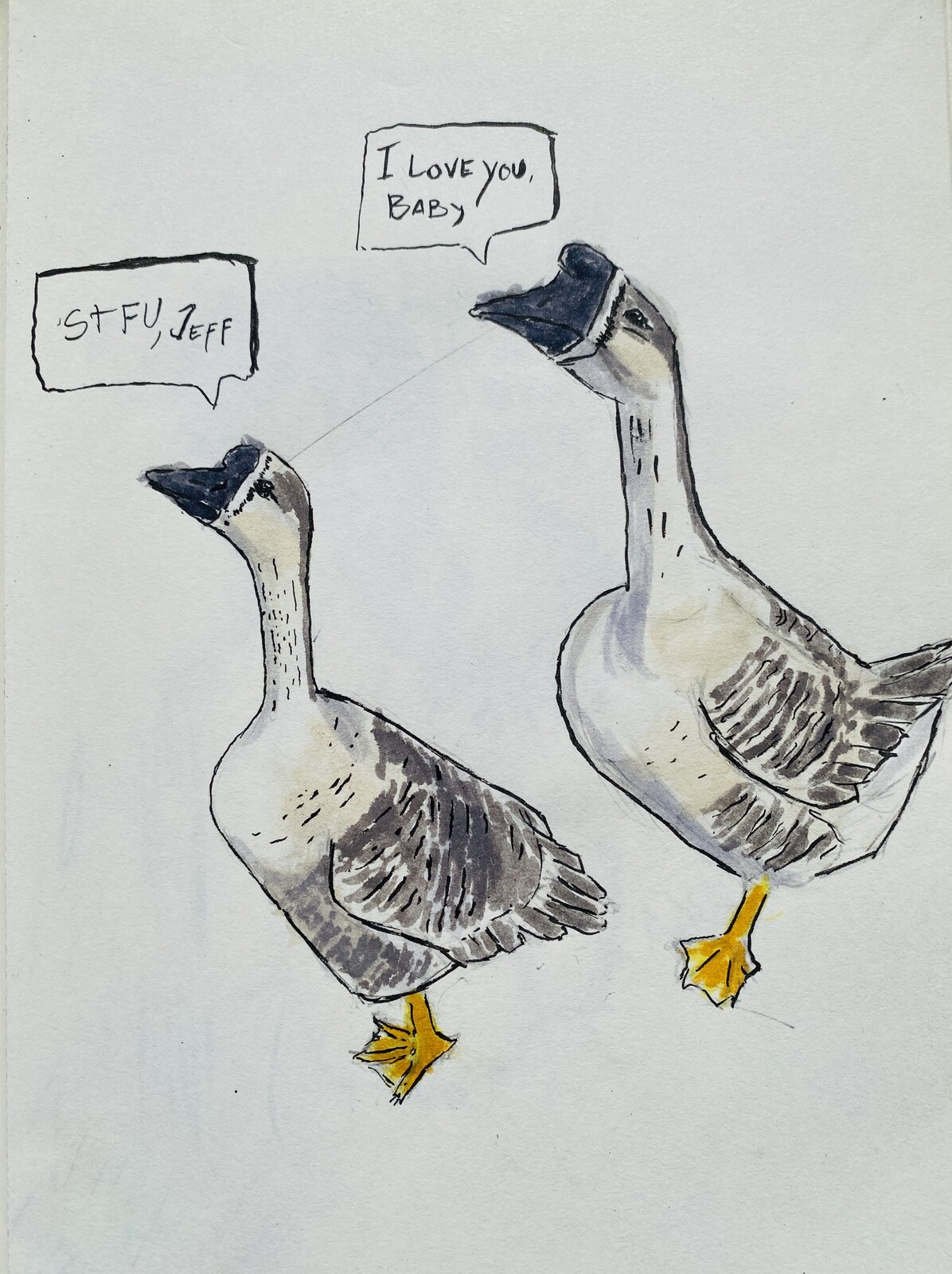 Sketches 04 (Water Markers and Ink)