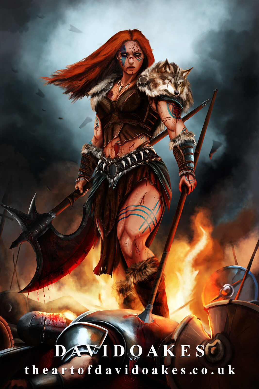 Forlorn Raider - Book 3 Character redraw - Dimmer