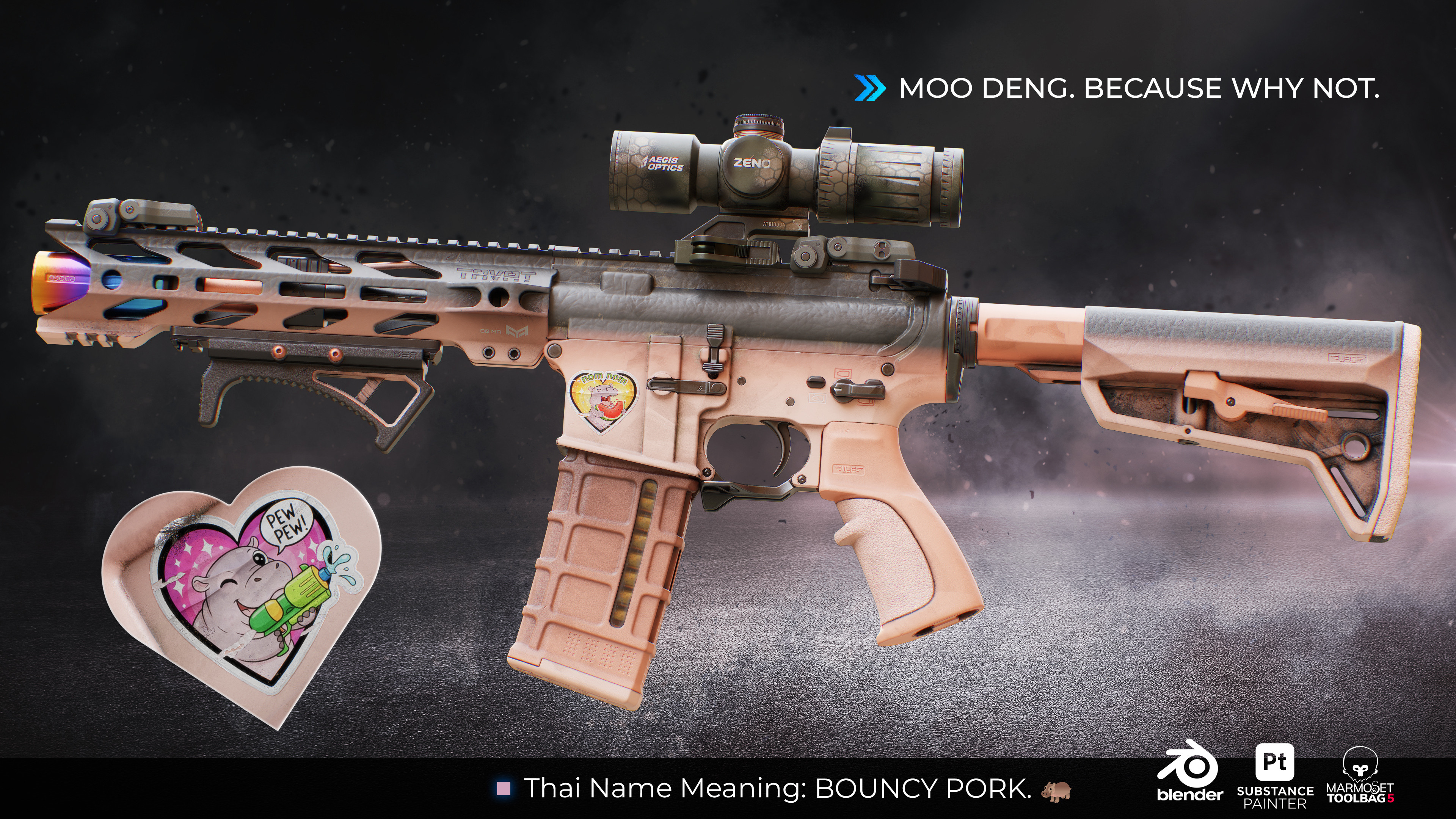 Tactical? No. Memorable? Absolutely. Also because Easter egg Skins are very popular 