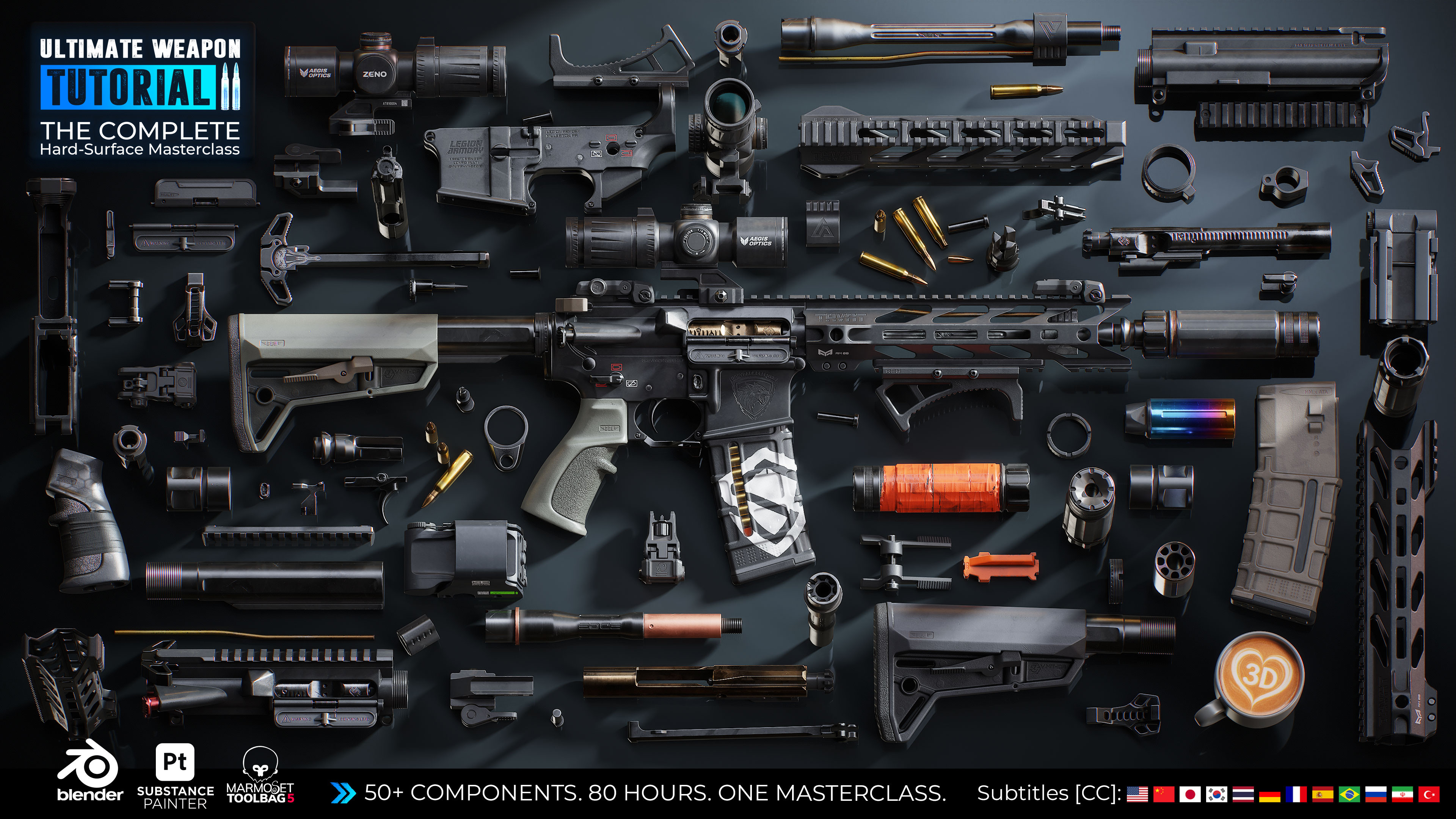 50+ Components • Full System