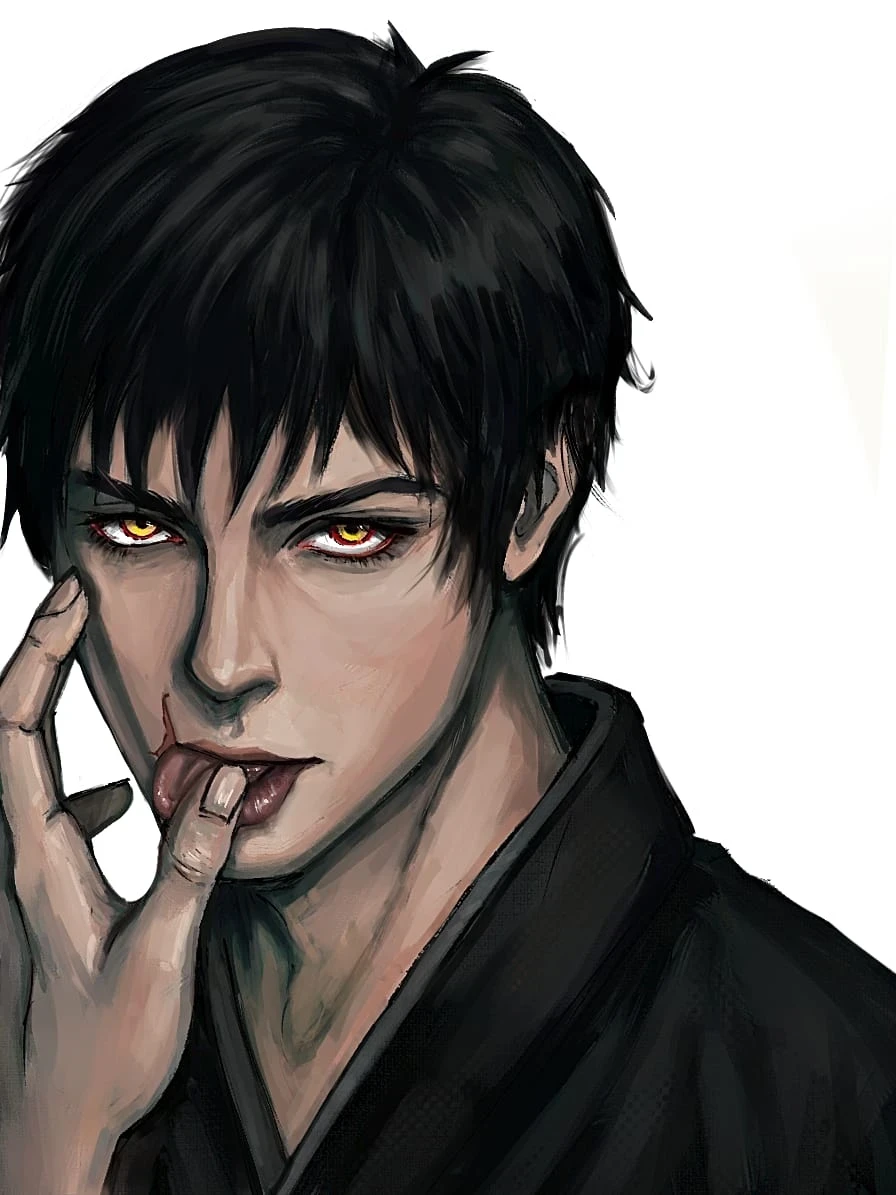 A fanart study of Toji Fushiguro, capturing that quiet, lethal intensity that defines his presence. I focused on a darker, painterly approach—muted skin tones contrasted with sharp, glowing eyes to emphasize his inhuman calm and underlying violence.
