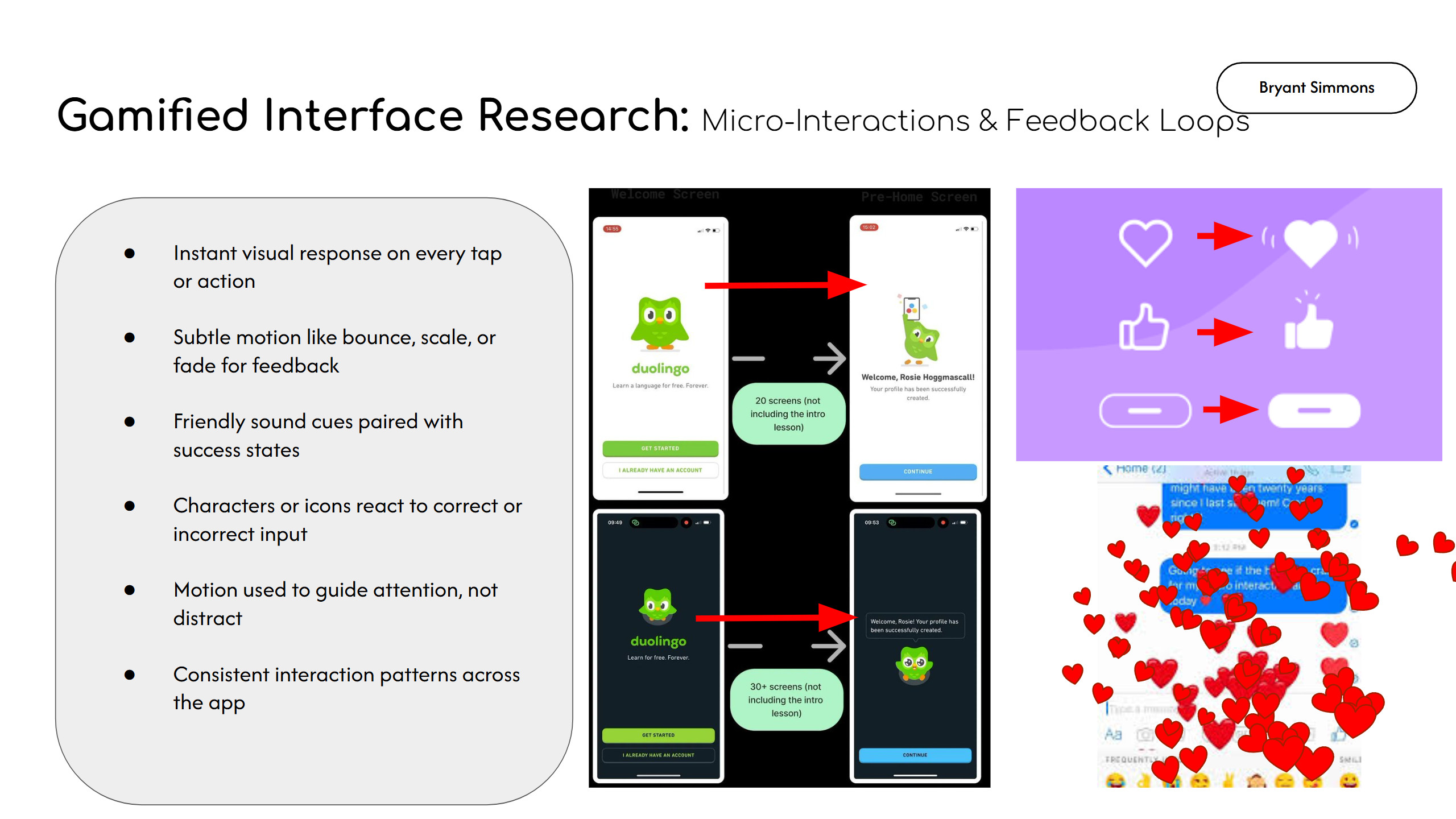 Gamified Interface Research: Micro-Interactions &amp; Feedback Loops