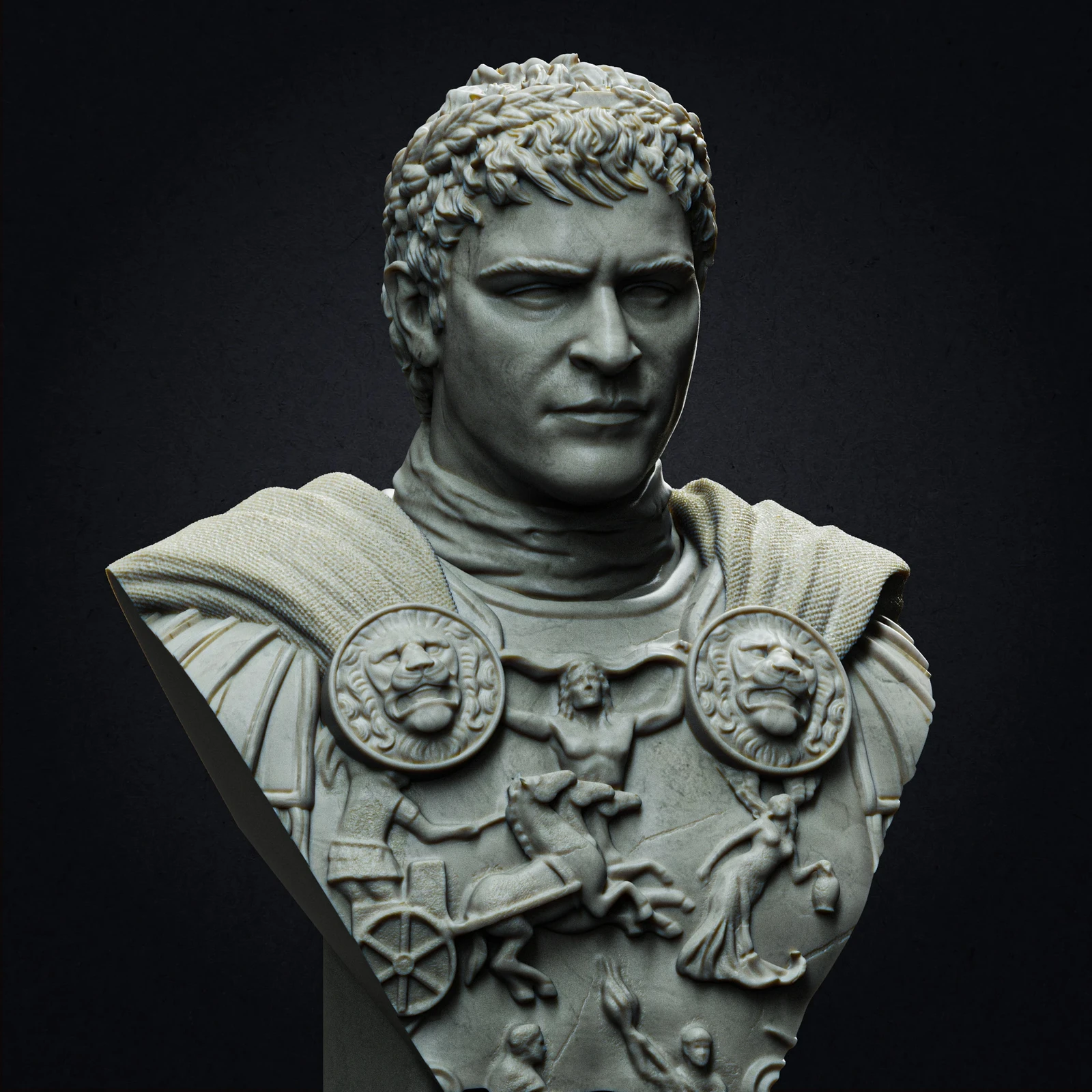 Commodus bust