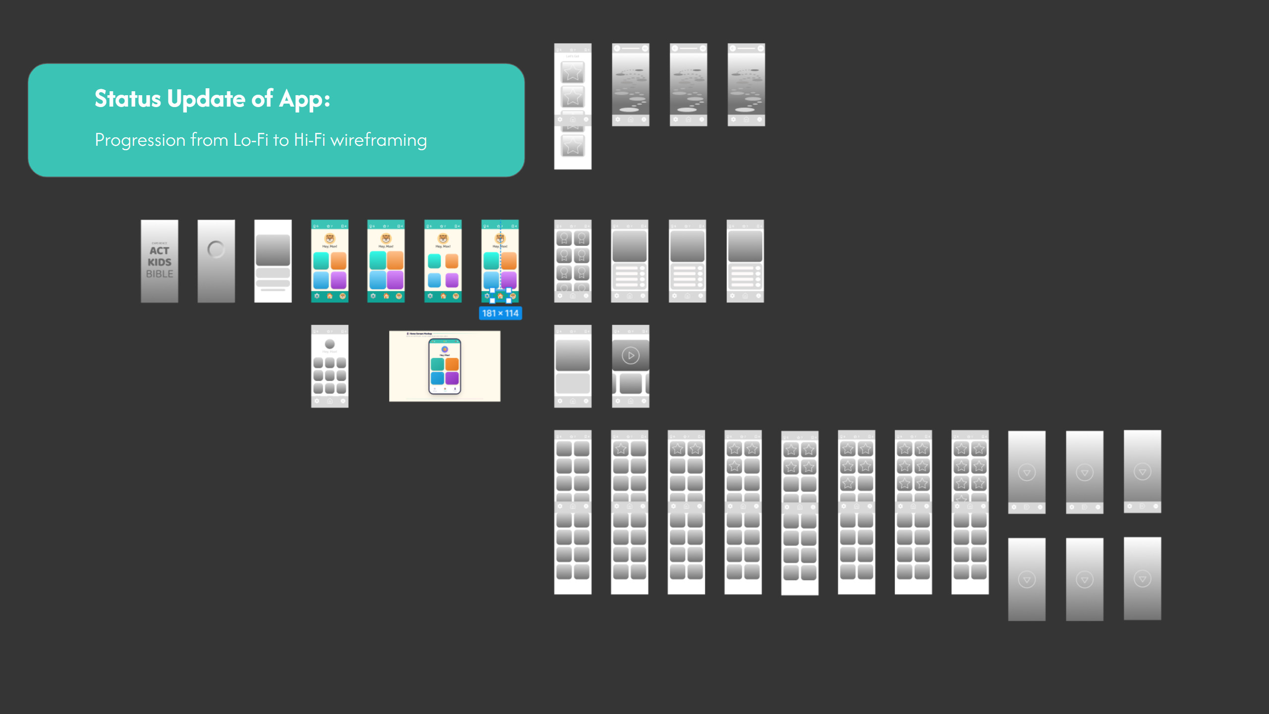 Status Updates for App Check-ins (Lo to Hi)