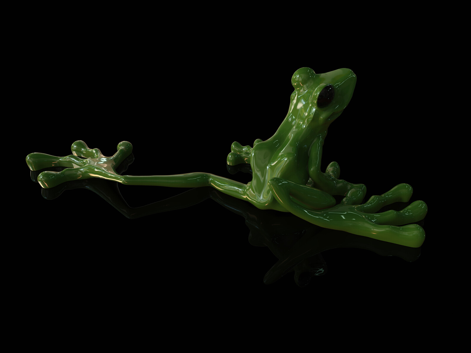 Frog Statue Sculpt