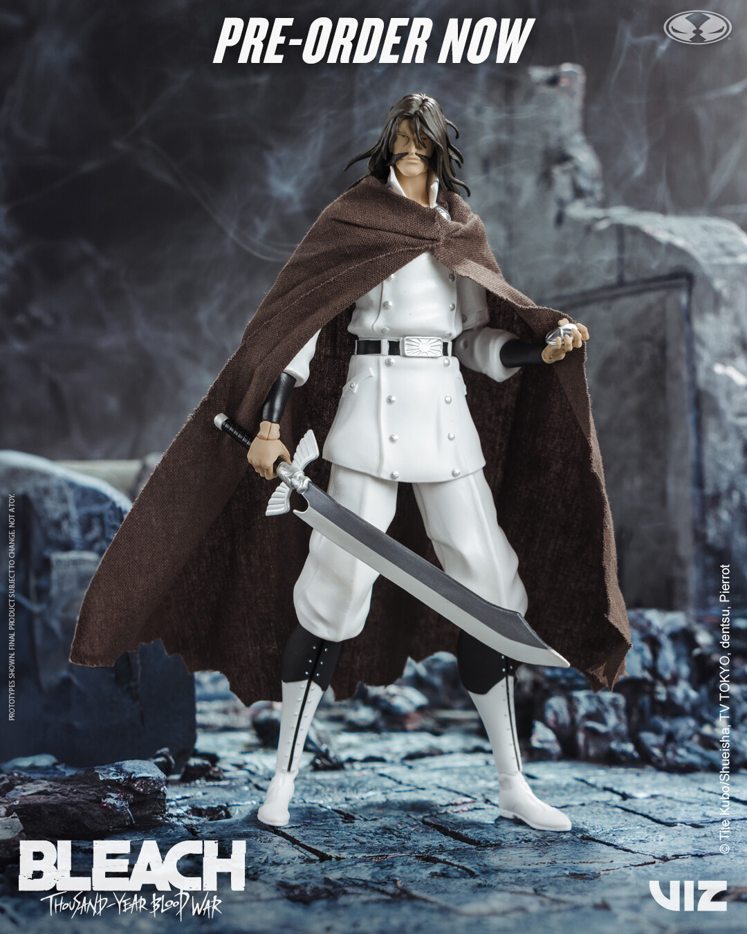 Bleach Yhwach - I helped engineer action figure articulation and work on sculpt and prototype revisions for the figure