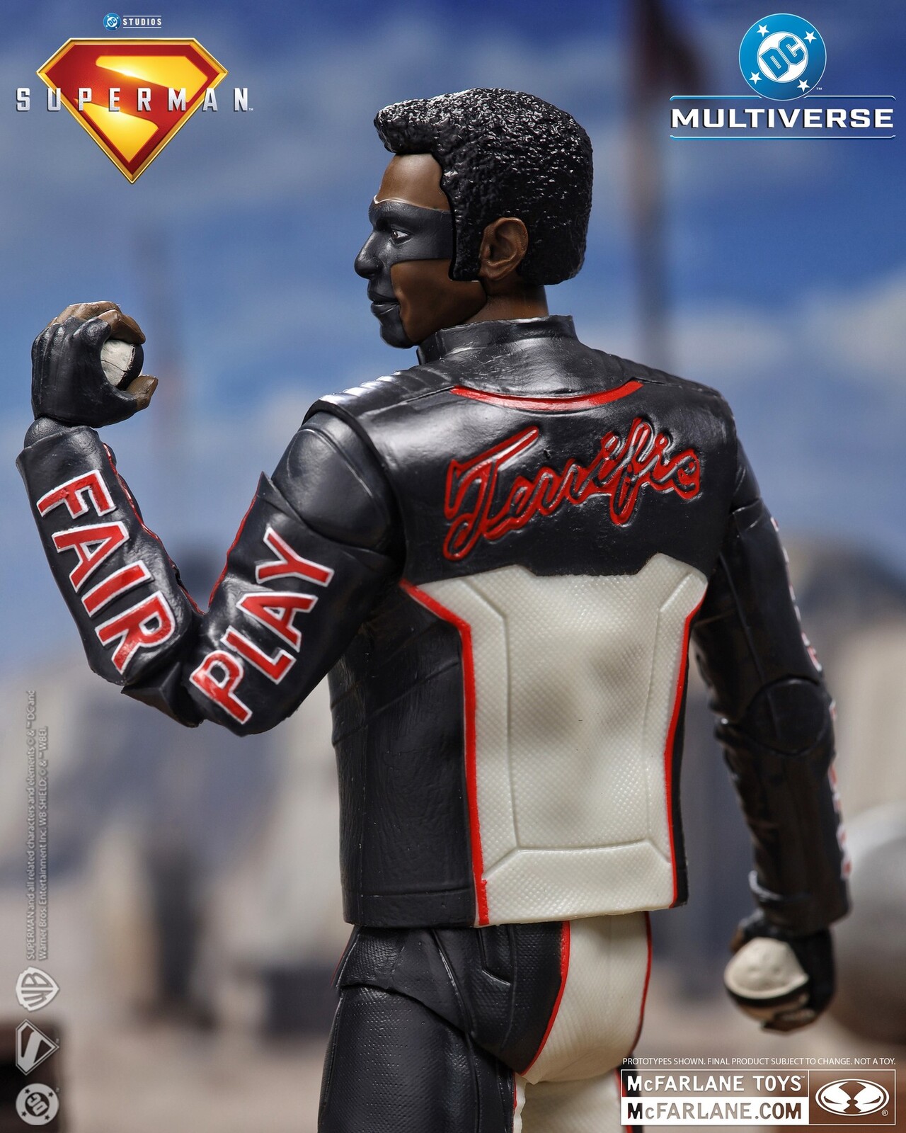 Superman 25 Mr Terrific - Superman and Krypto - I helped with engineering articulation, prototype and sample review and some project management across the entire wave of figures.