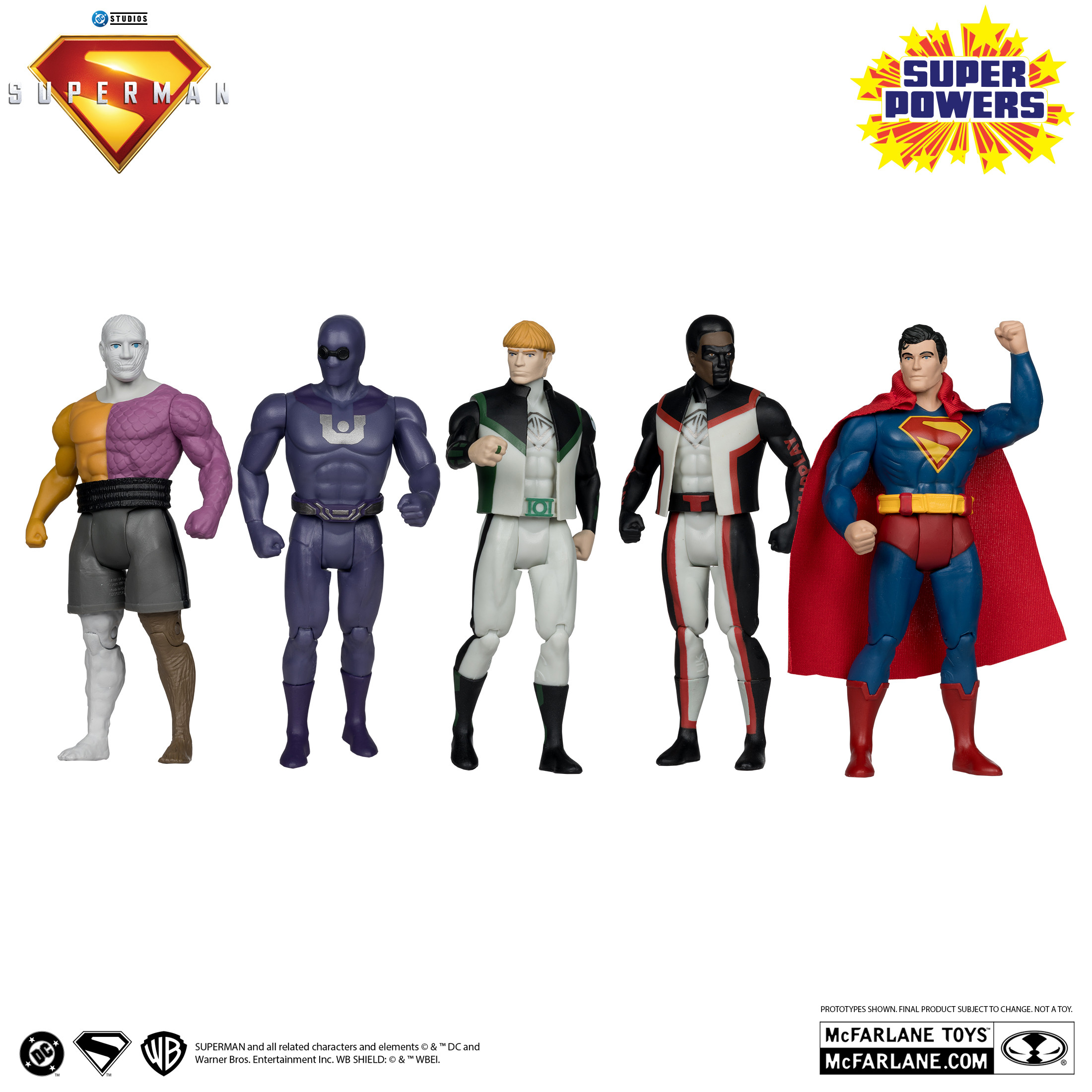 Superman 25 - Super Powers wave - I helped with engineering articulation, prototype and sample review and some project management across the entire wave of figures.