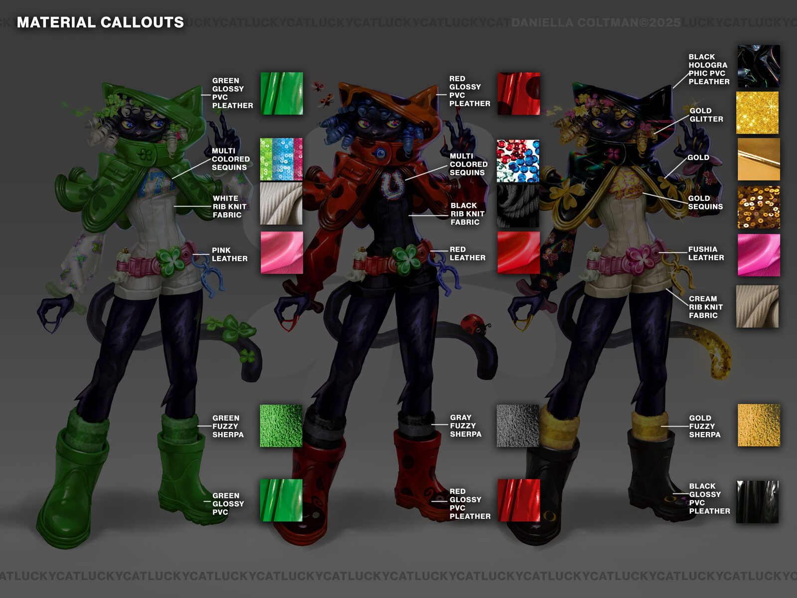 Lucky Cat Outfit Materials(Fortnite Unofficial)