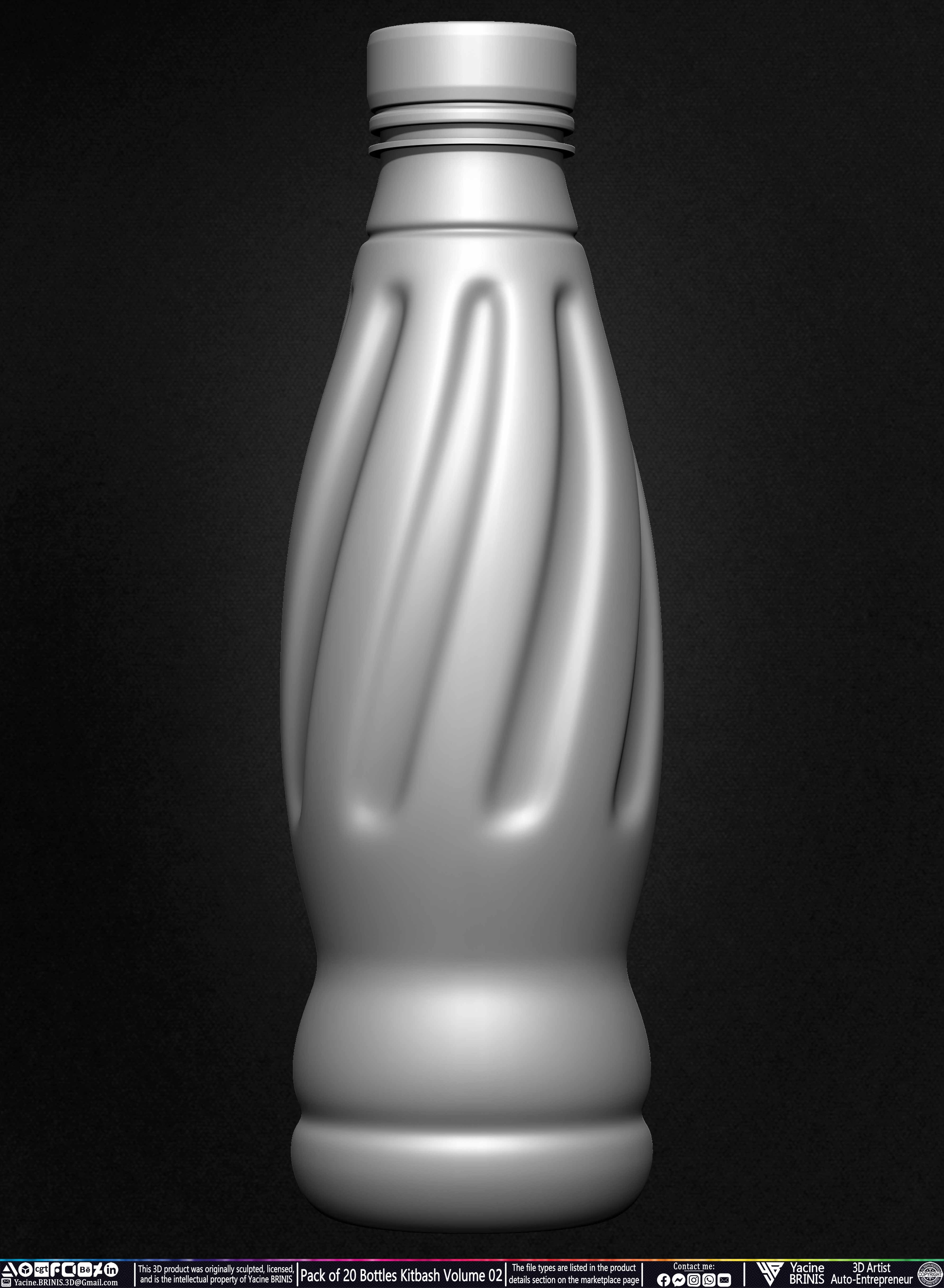 Collections of Bottles Kitbash 12