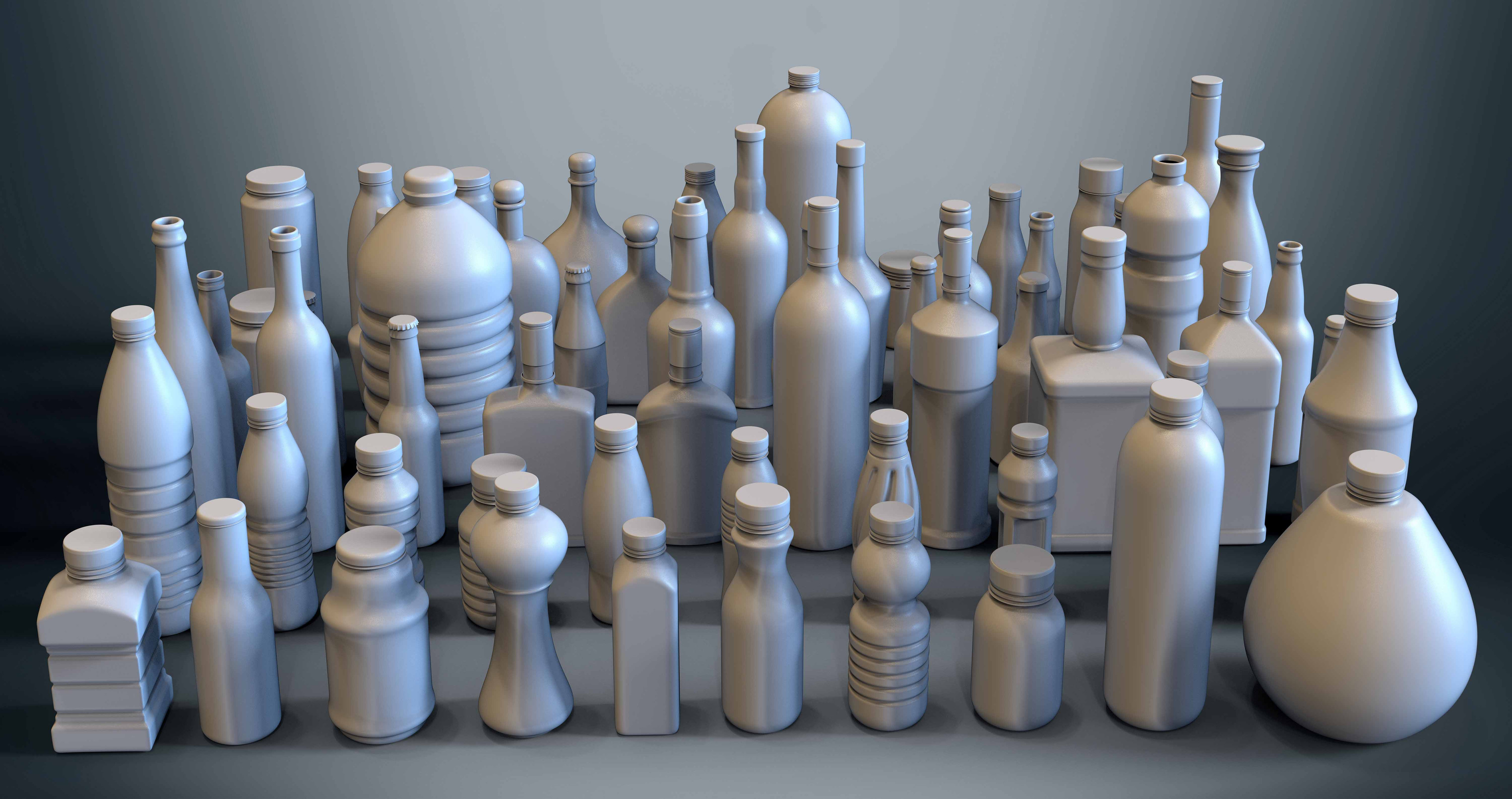 Collections of Bottles Kitbash 20