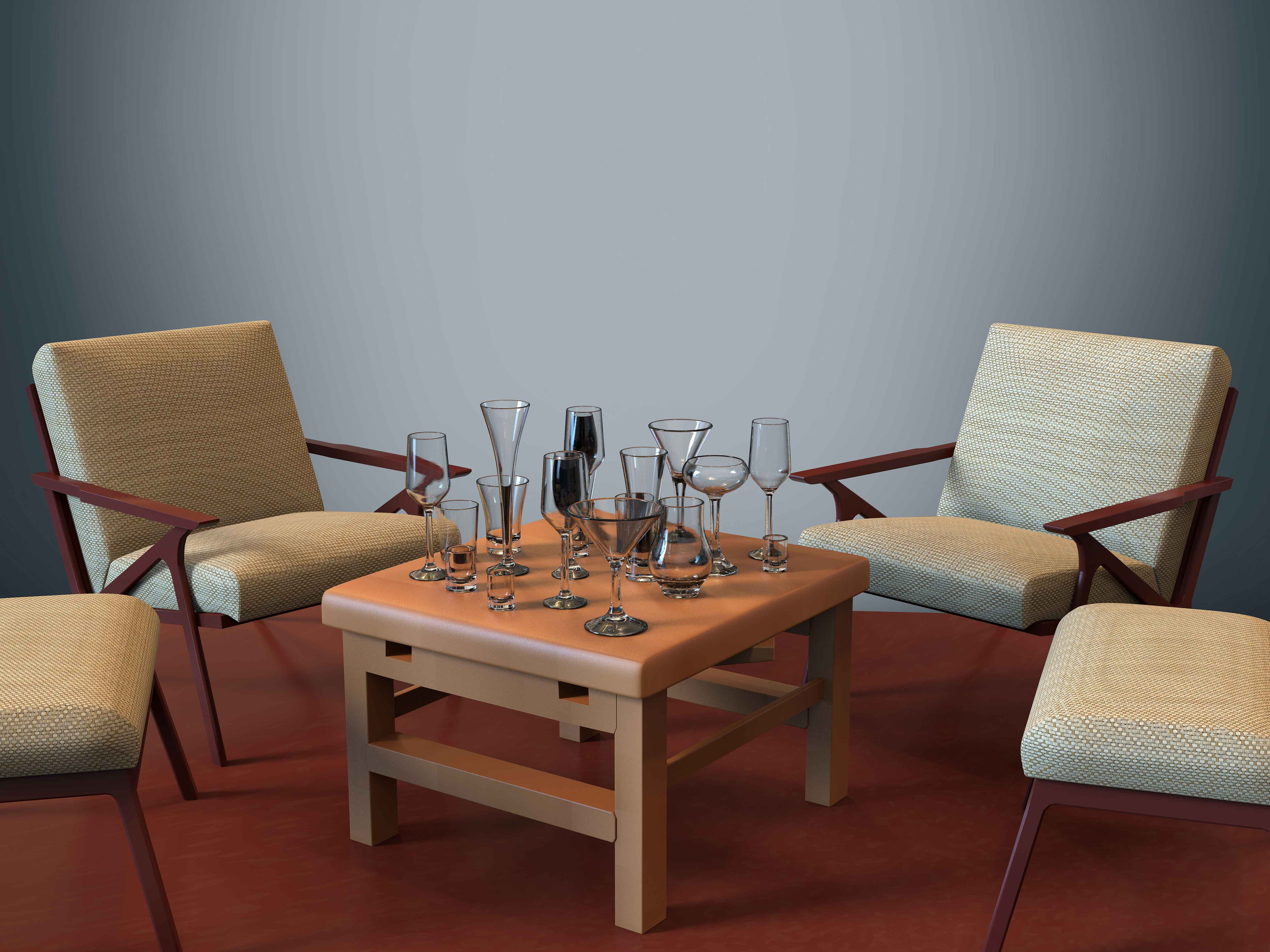 Pack of 40 Glasses Volume 01 Set 12