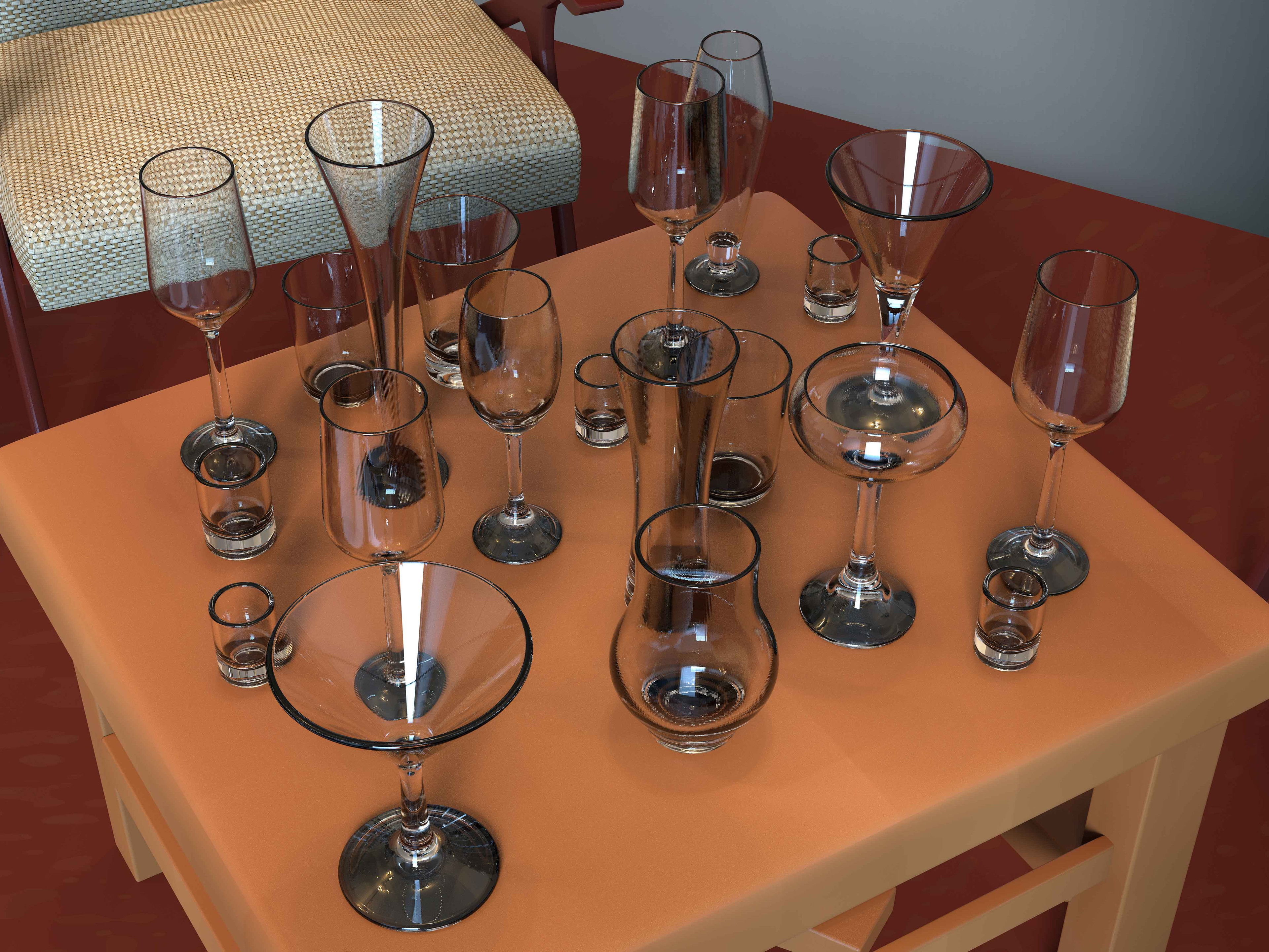 Pack of 40 Glasses Volume 01 Set 14