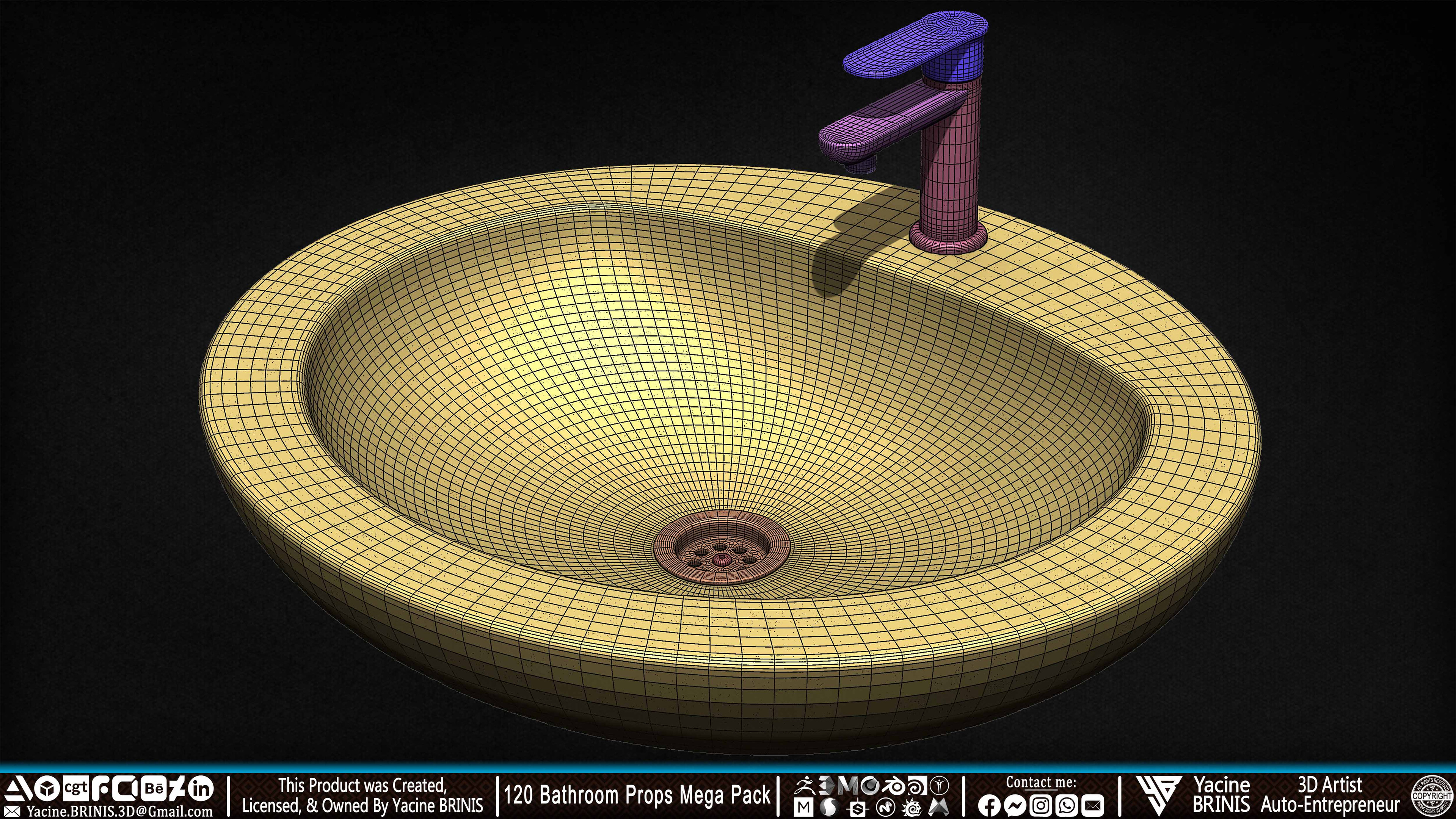 120 Bathroom Props Mega Pack Volume 01 Set 25