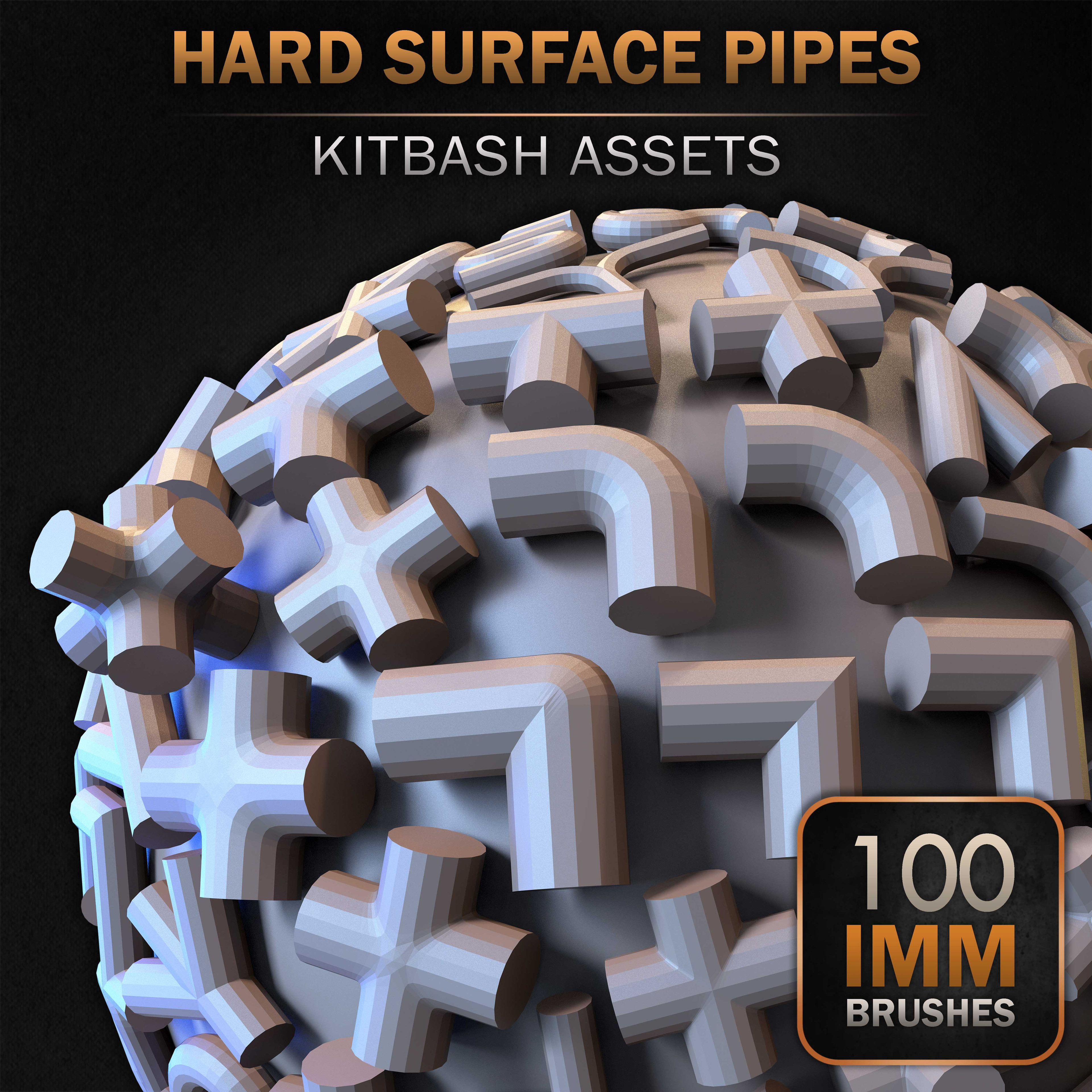 100 Hard Surface IMM Pipes 14