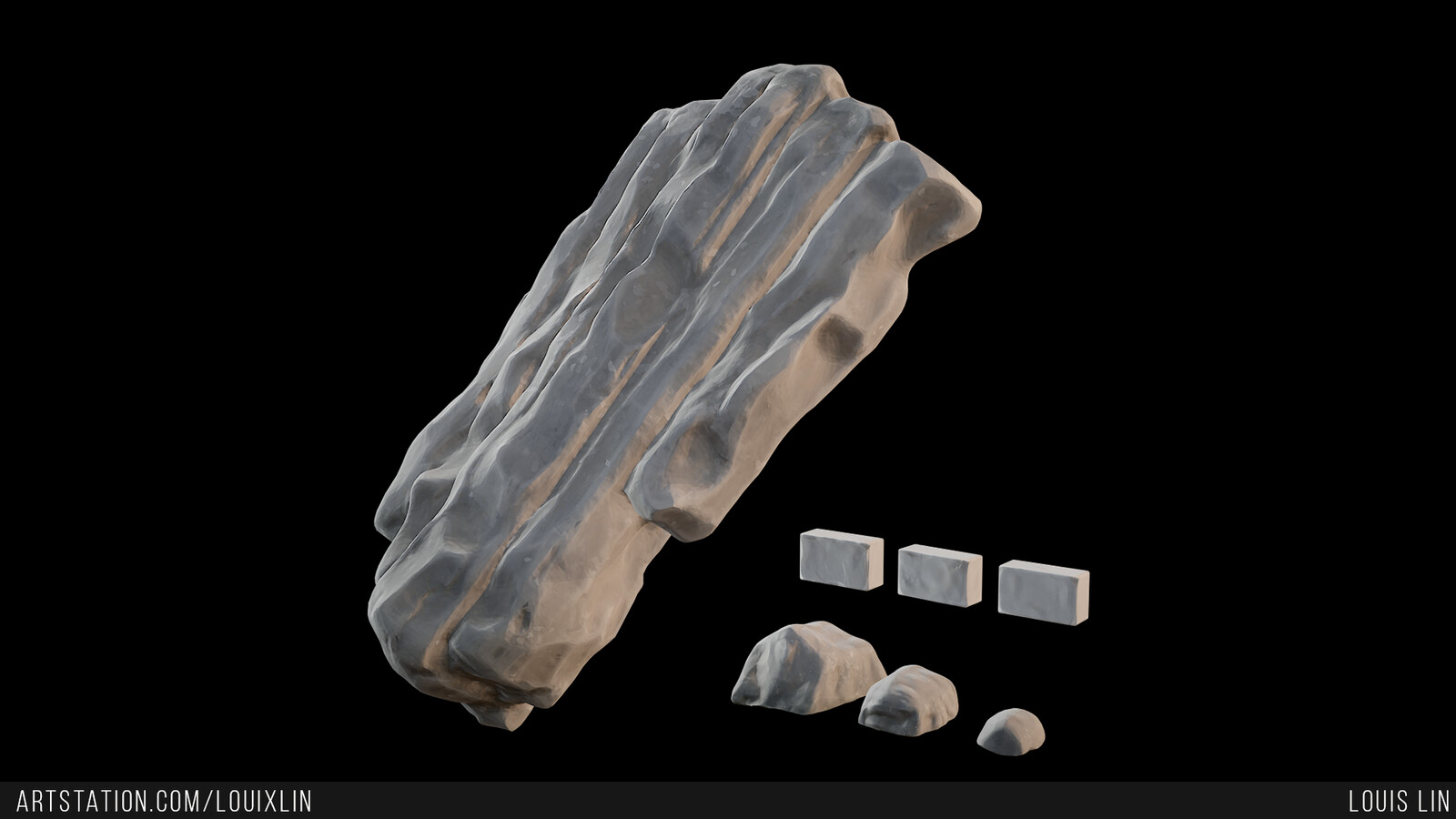 High Poly sculpt to Low Poly Bake