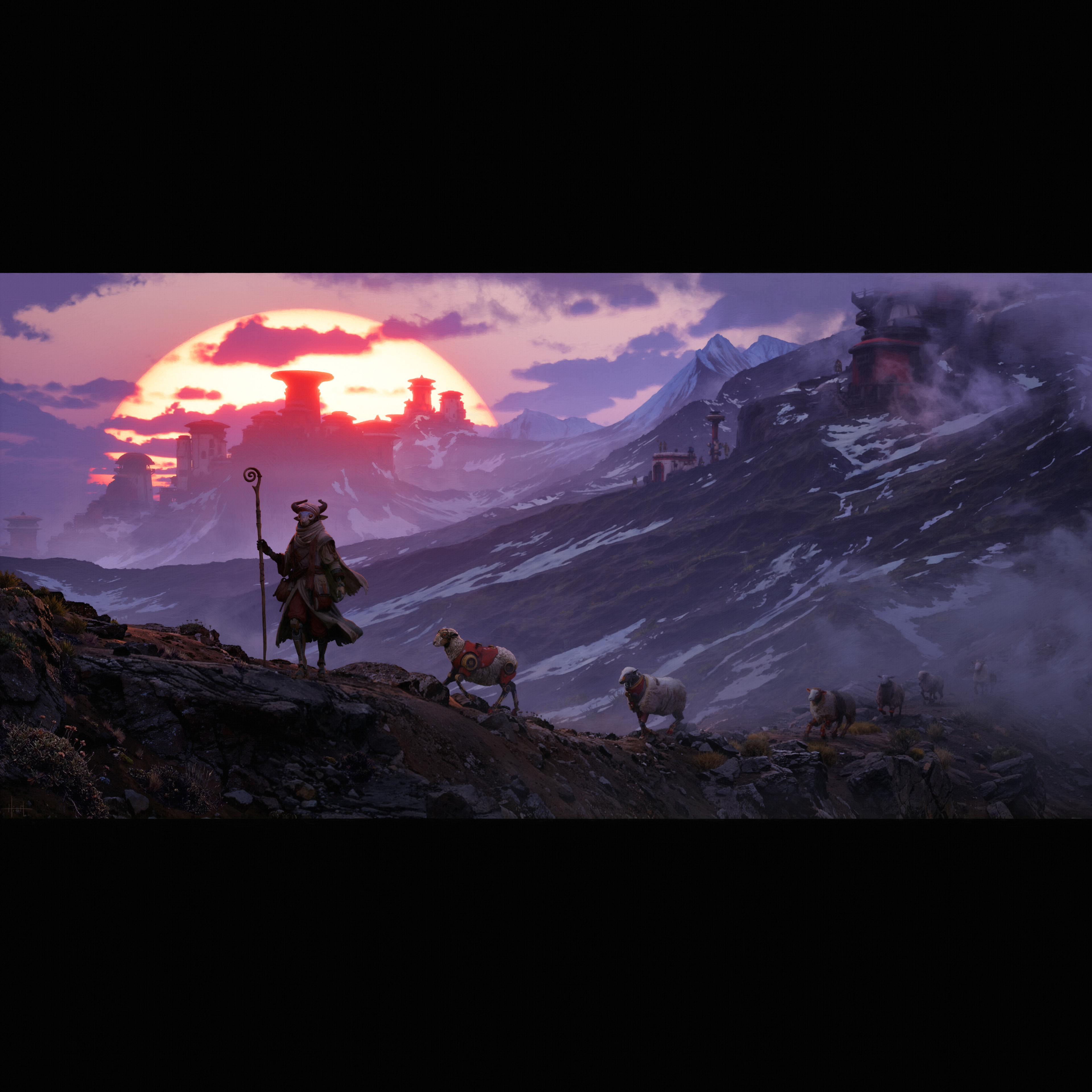 The Shepherd and The Mountain Pass’