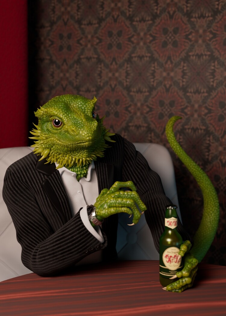 The most interesting (bearded) dragon in the world