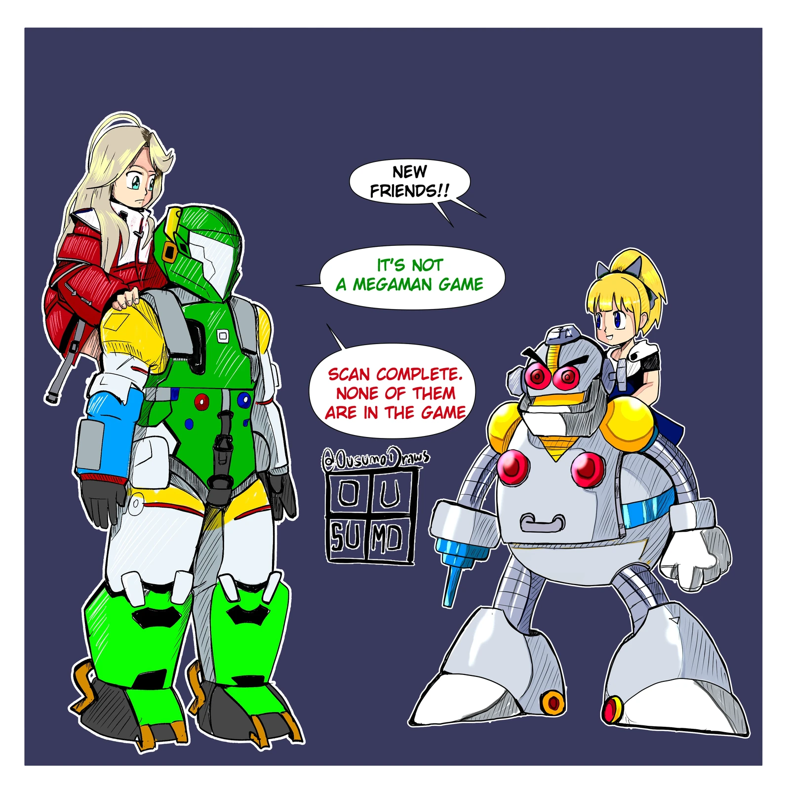 Pragmata x Megaman