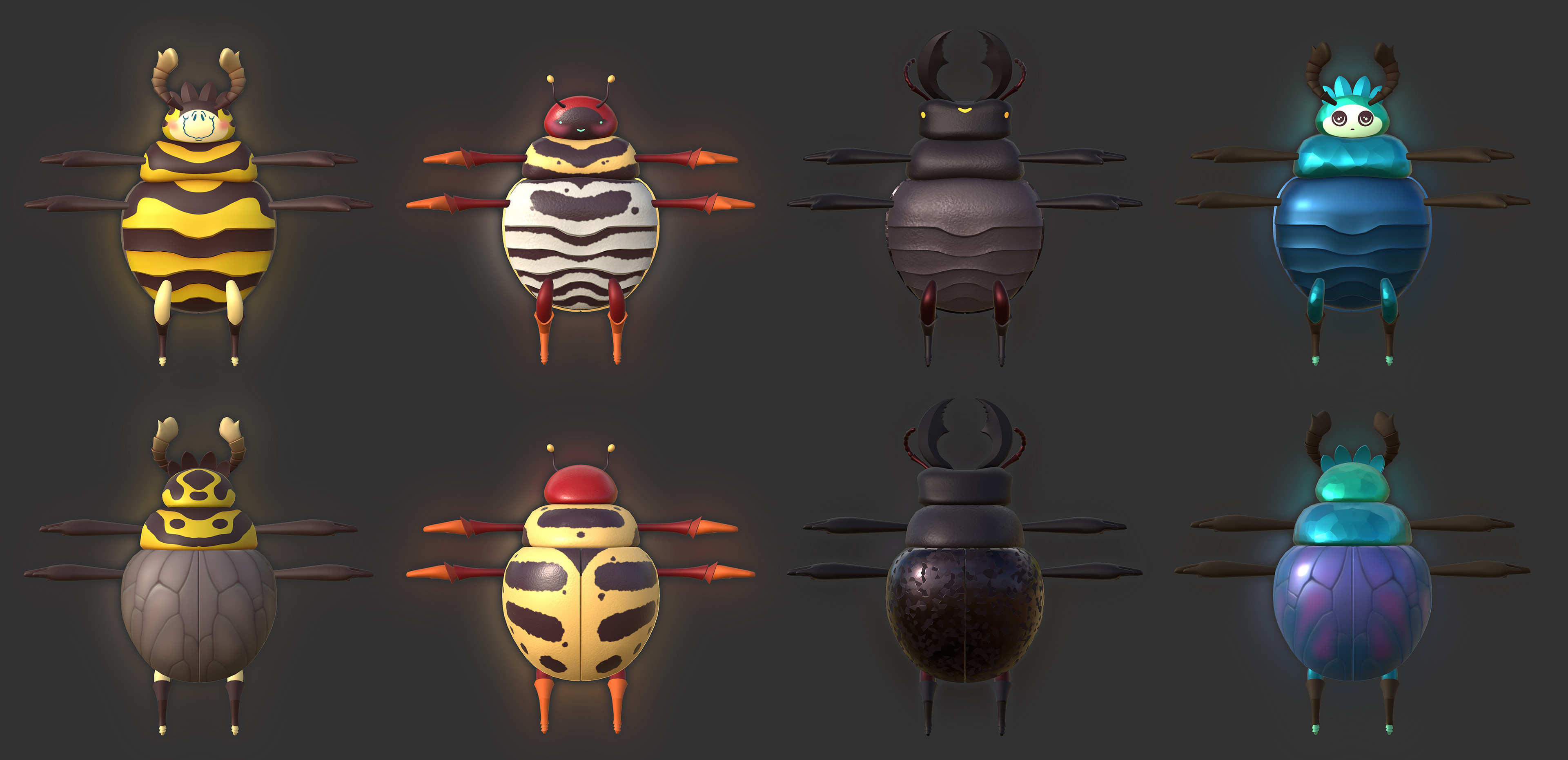 Totem item-associated beetle cosmetics